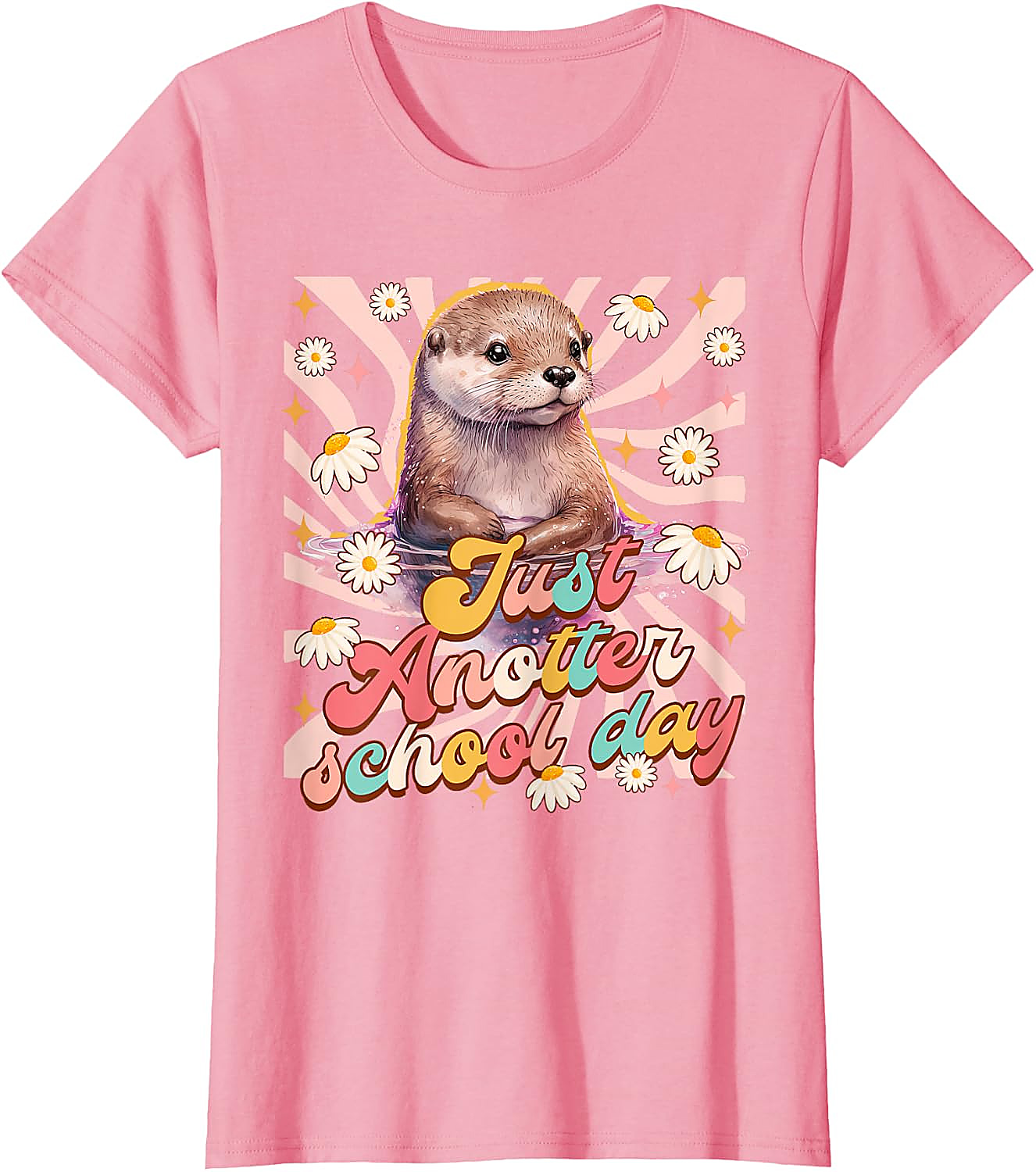 Cute Otter Back To School T-Shirt | Funny Teacher Tee