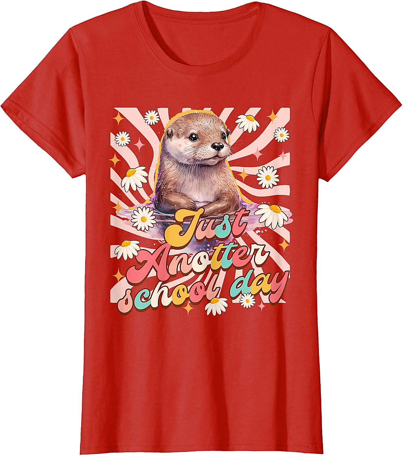 Cute Otter Back To School T-Shirt | Funny Teacher Tee