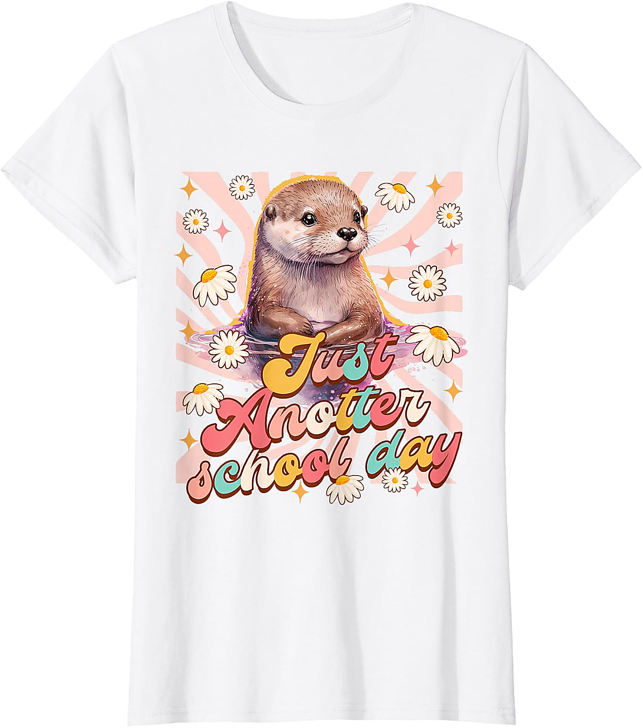 Cute Otter Back To School T-Shirt | Funny Teacher Tee