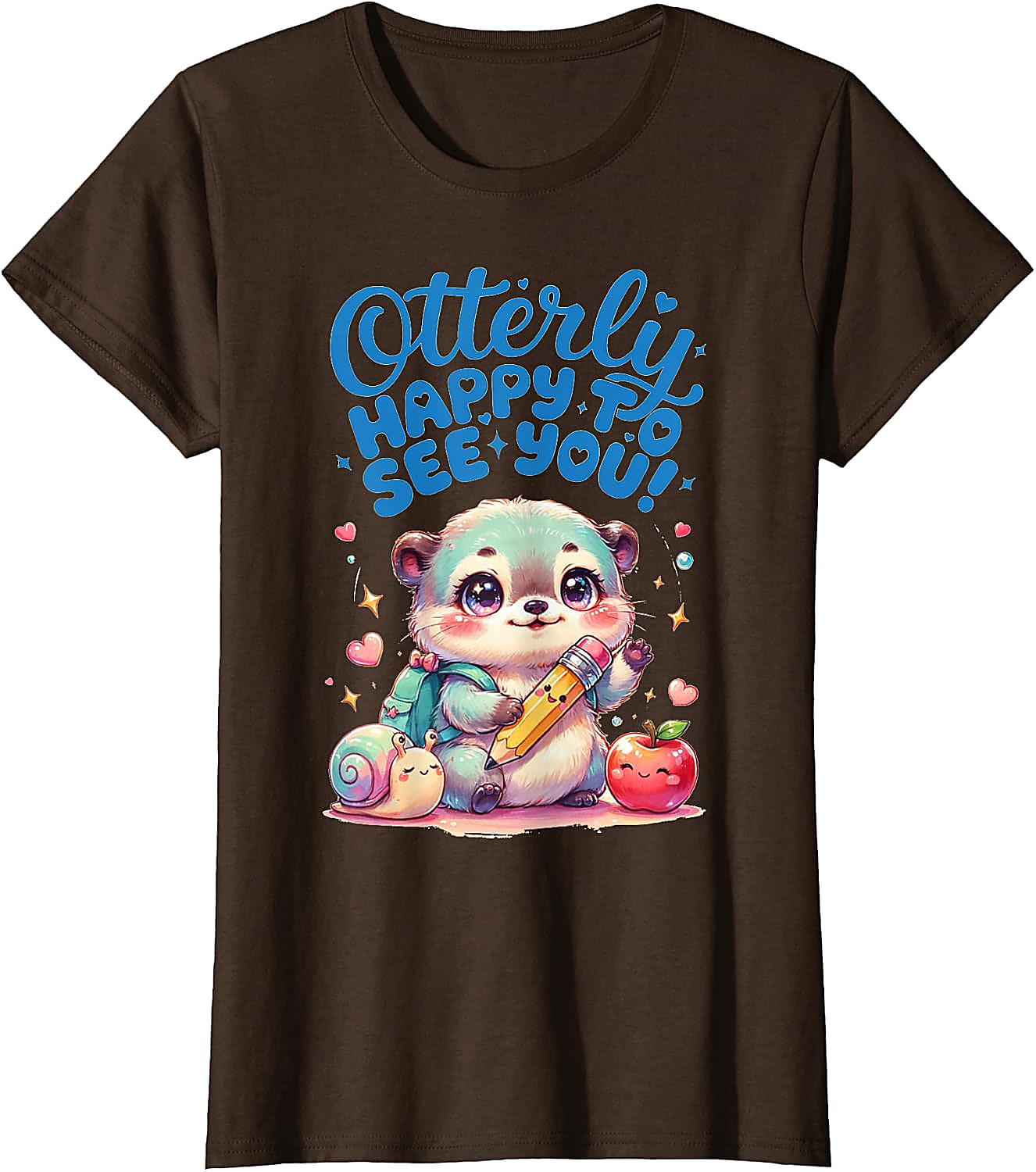 Otterly Happy To See You T-Shirt | Cute Back to School Tee