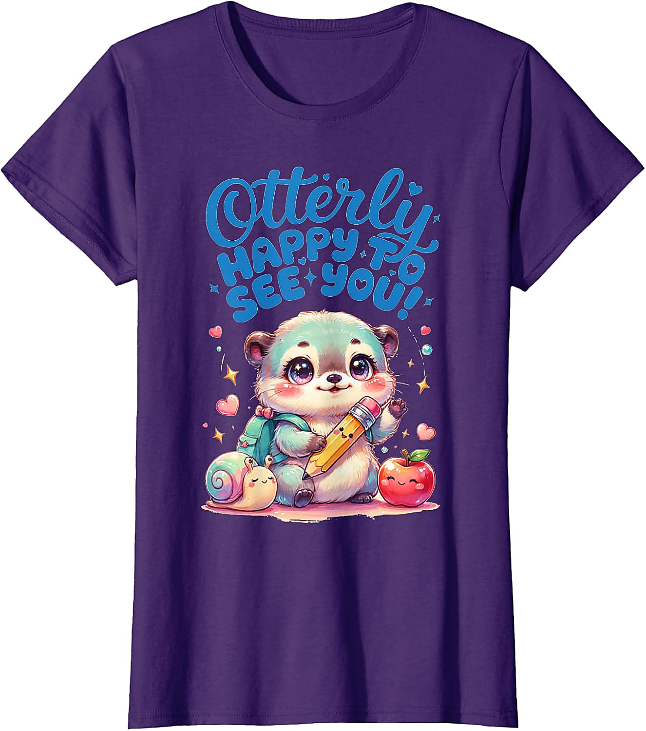 Otterly Happy To See You T-Shirt | Cute Back to School Tee