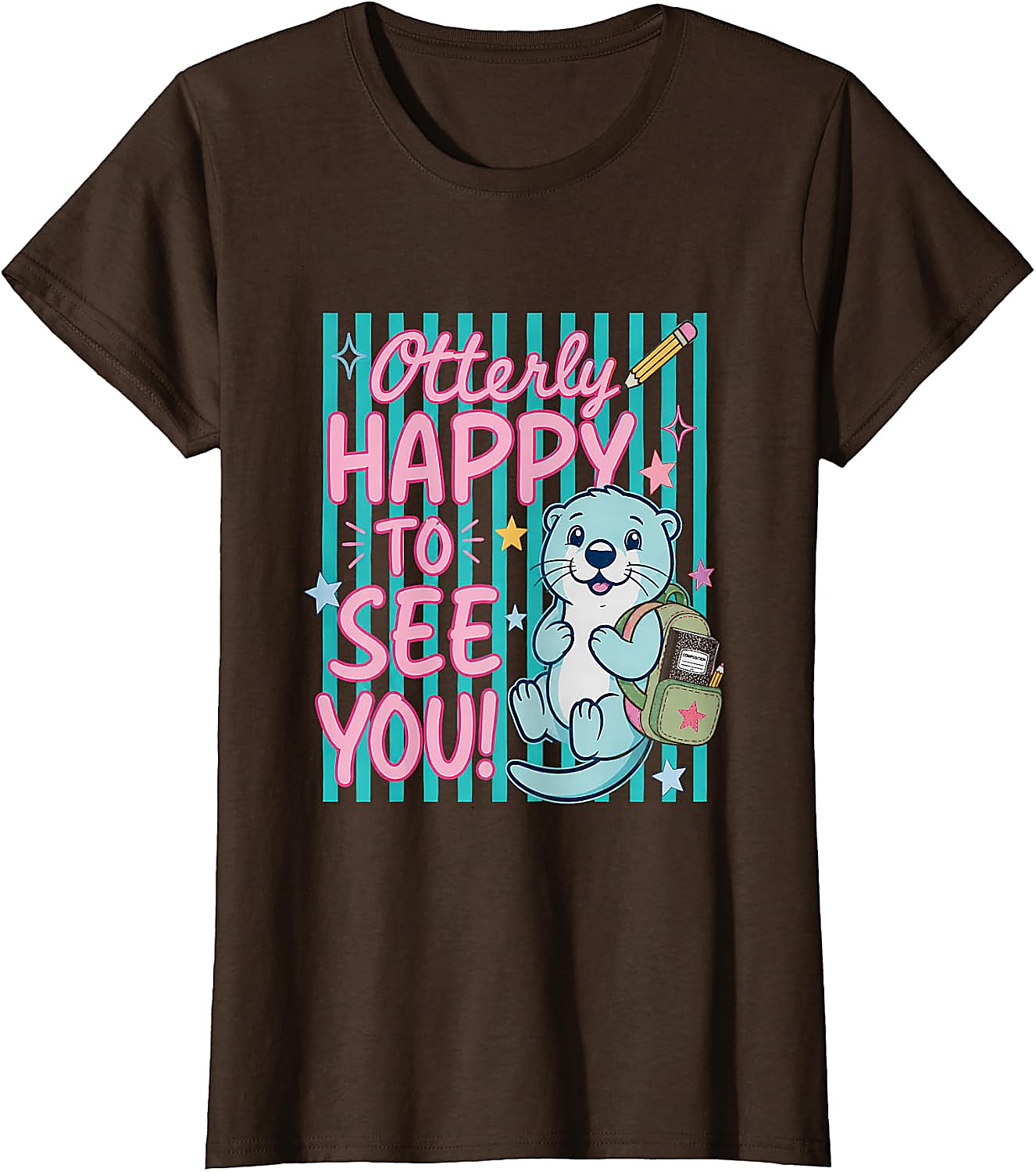 Otterly Happy To See You T-Shirt | Cute Back to School Tee