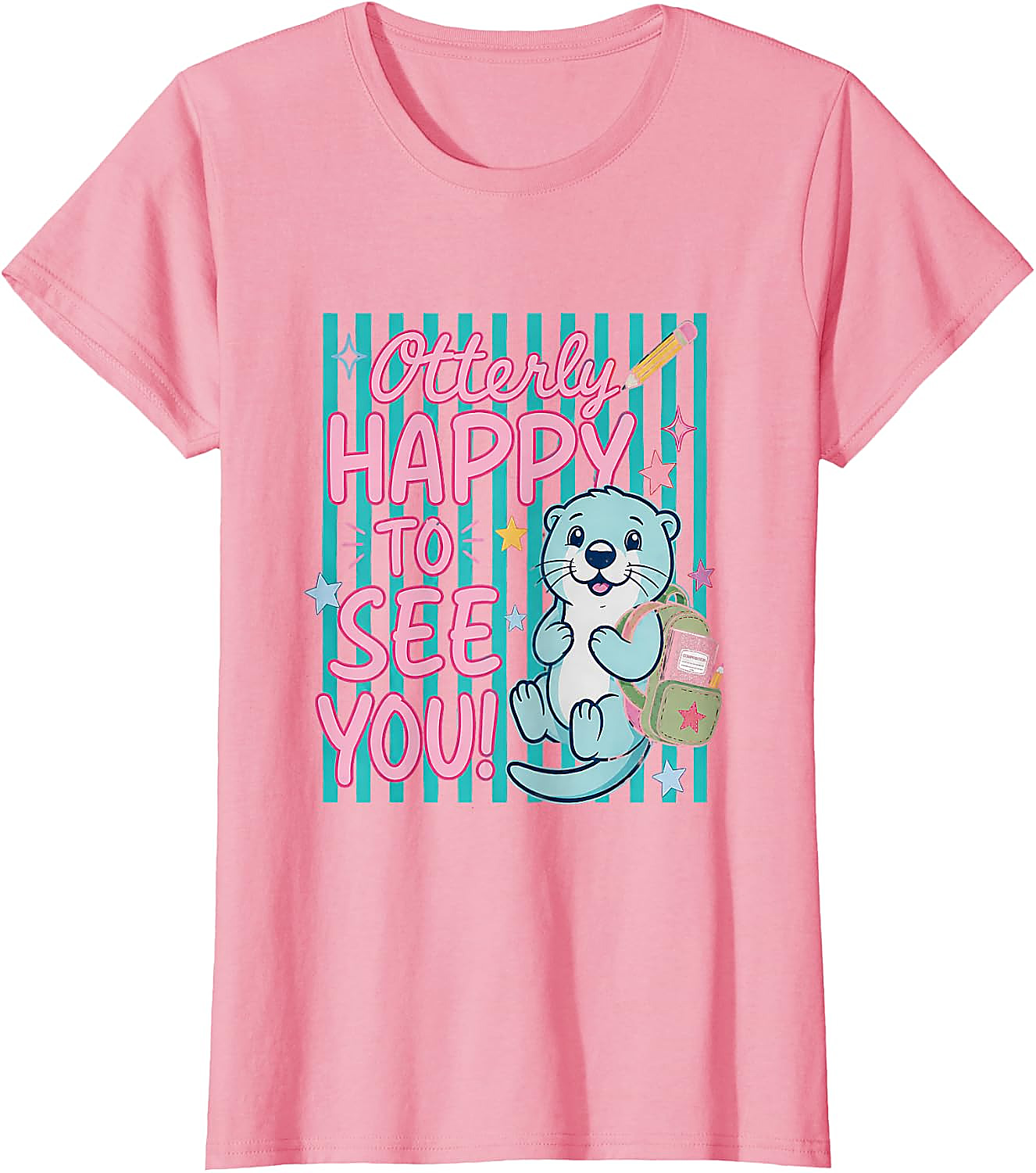 Otterly Happy To See You T-Shirt | Cute Back to School Tee