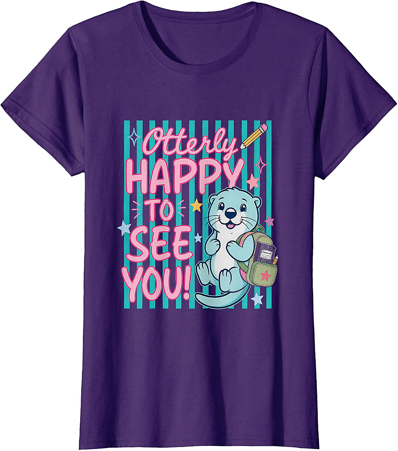 Otterly Happy To See You T-Shirt | Cute Back to School Tee