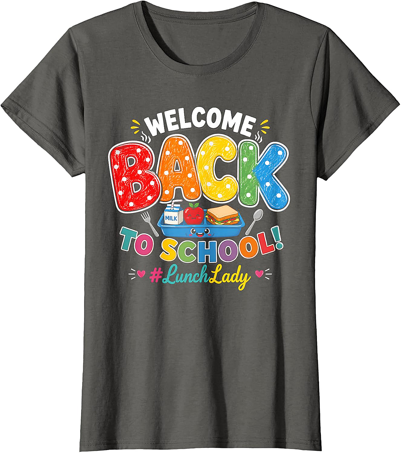 Welcome Back Lunch Lady T-Shirt Cafeteria Staff Tee