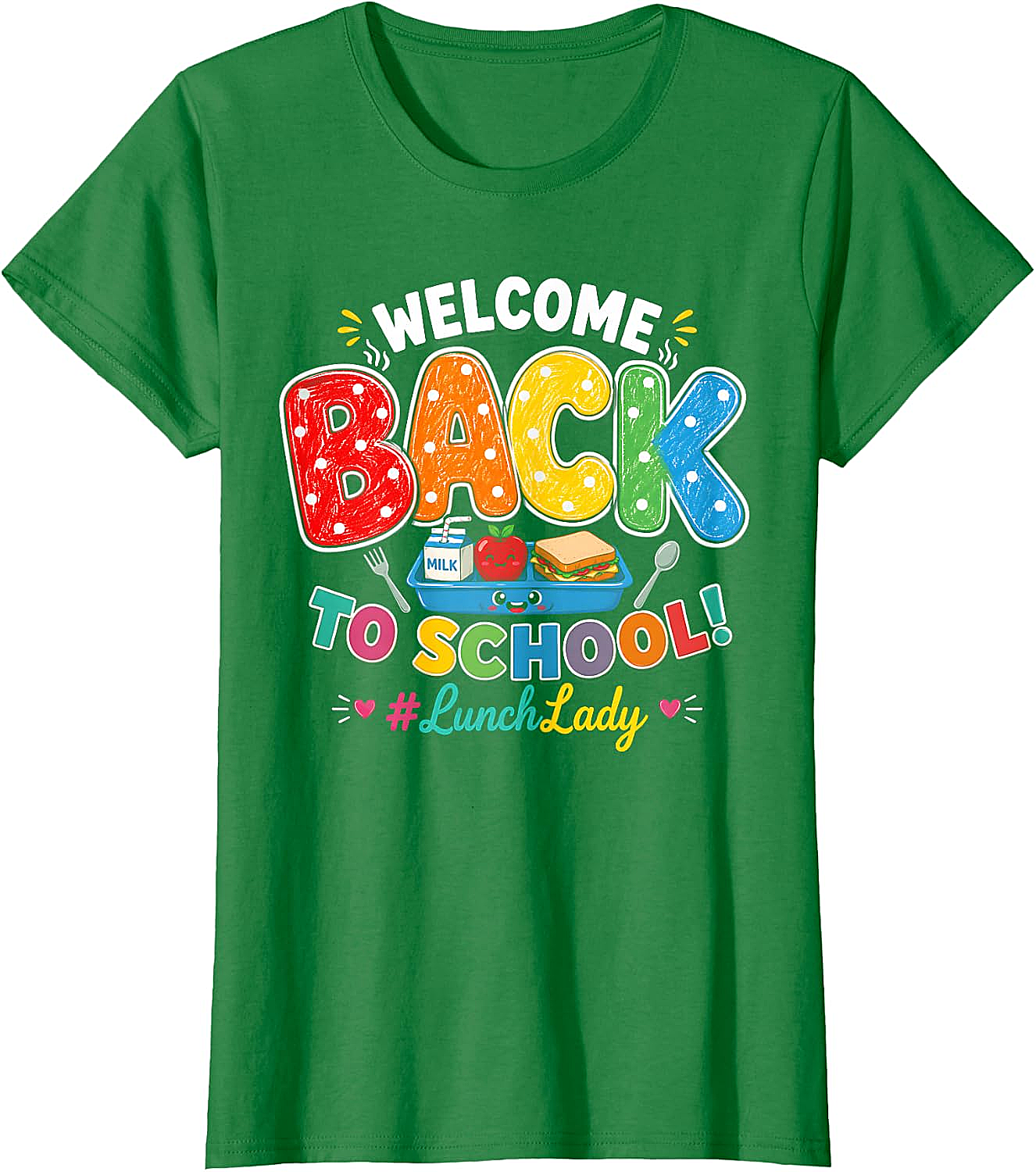 Welcome Back Lunch Lady T-Shirt Cafeteria Staff Tee