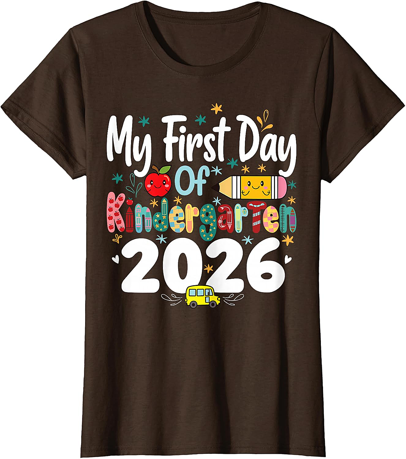My First Day of Kindergarten 2026 T-Shirt - Kids School Tee