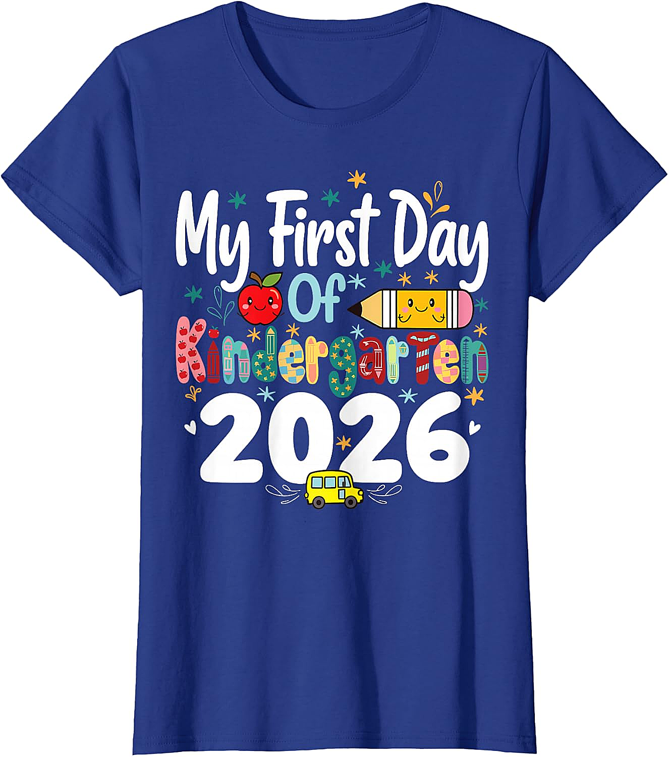 My First Day of Kindergarten 2026 T-Shirt - Kids School Tee