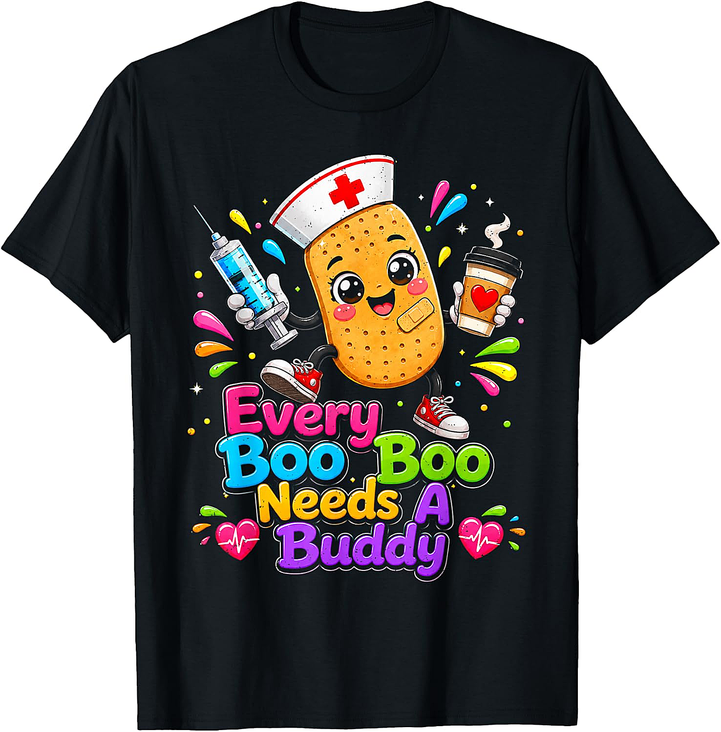 School Nurse T-Shirt - Every Boo Boo Needs A Buddy