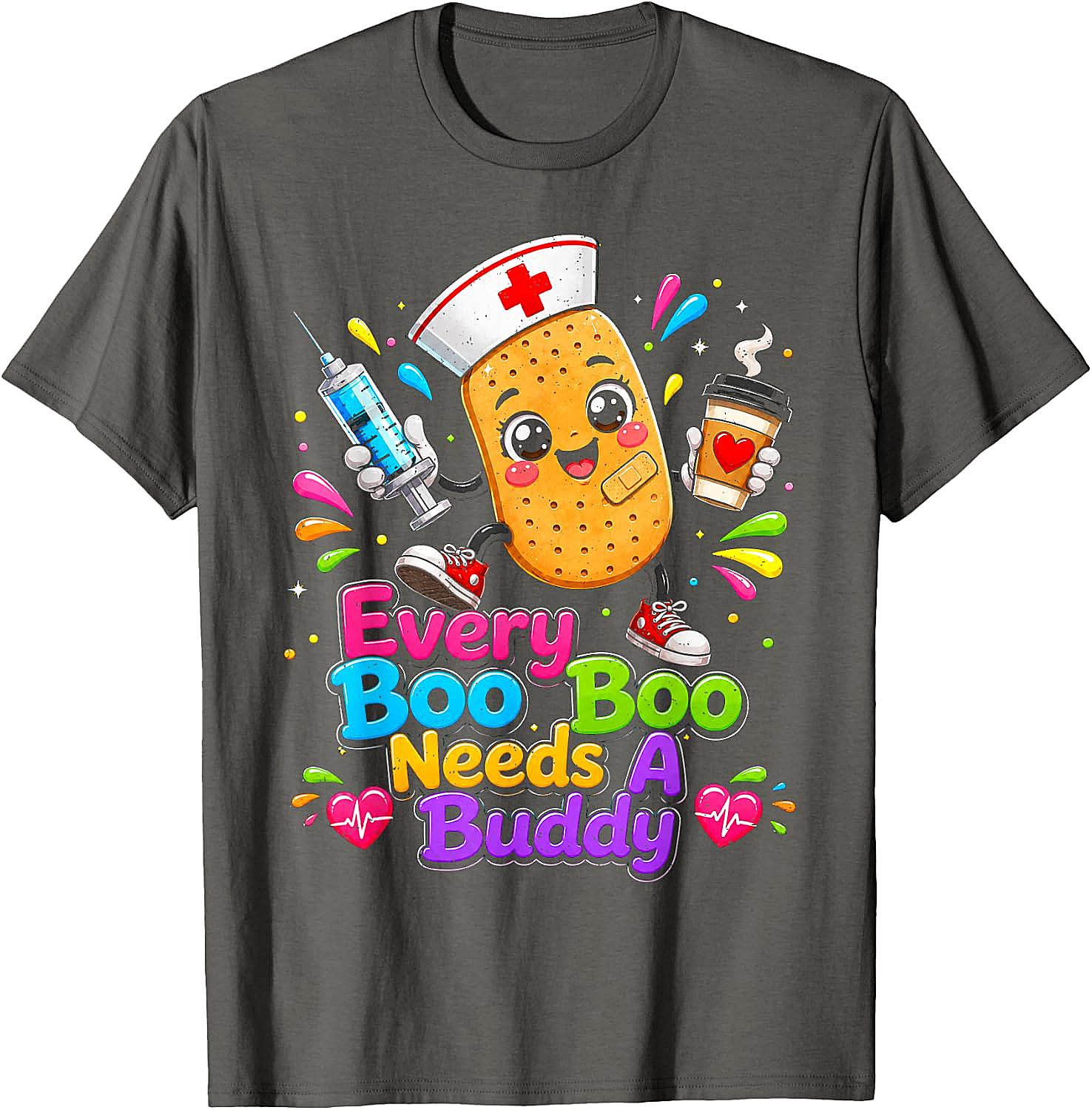 School Nurse T-Shirt - Every Boo Boo Needs A Buddy