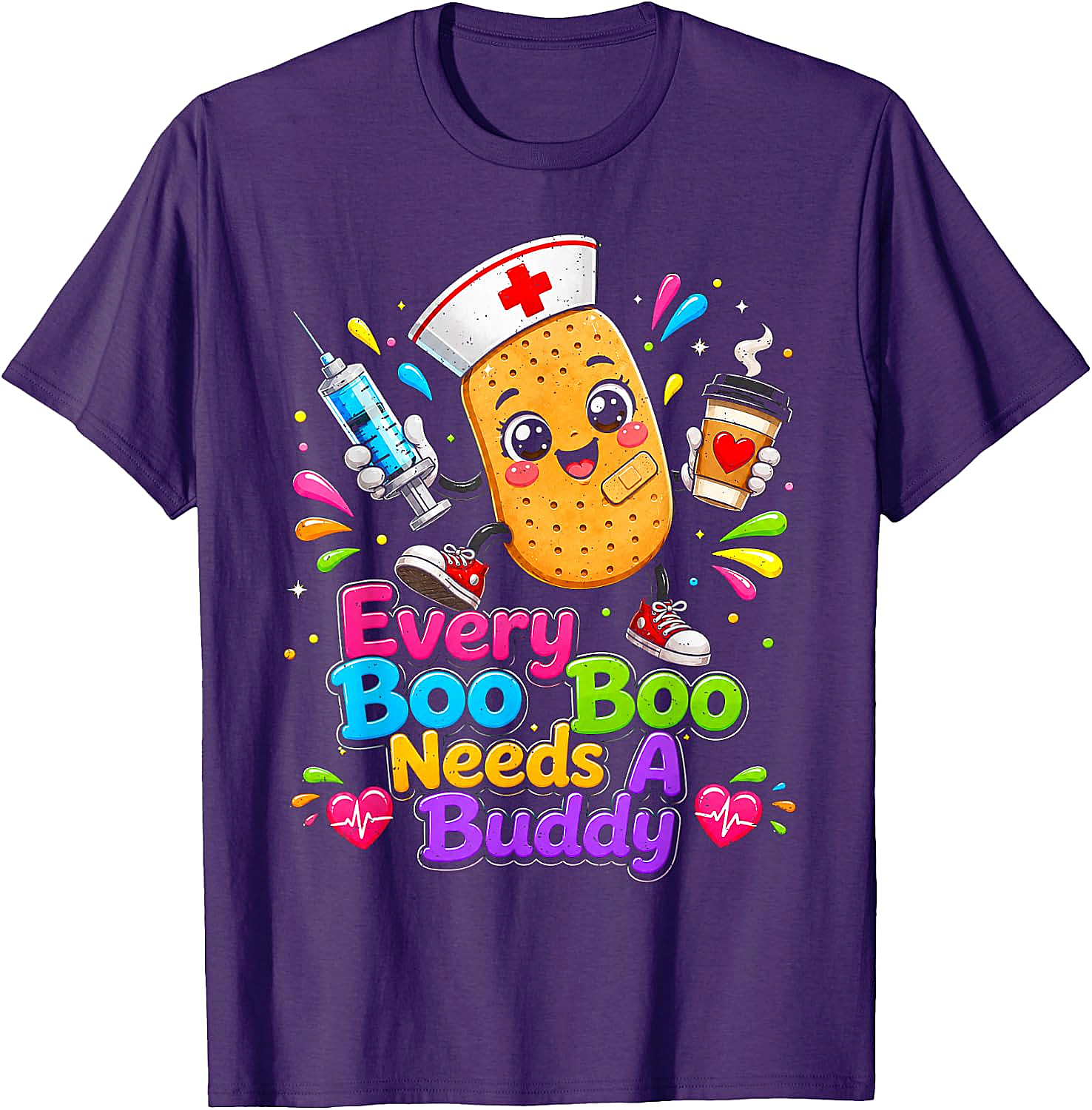 School Nurse T-Shirt - Every Boo Boo Needs A Buddy