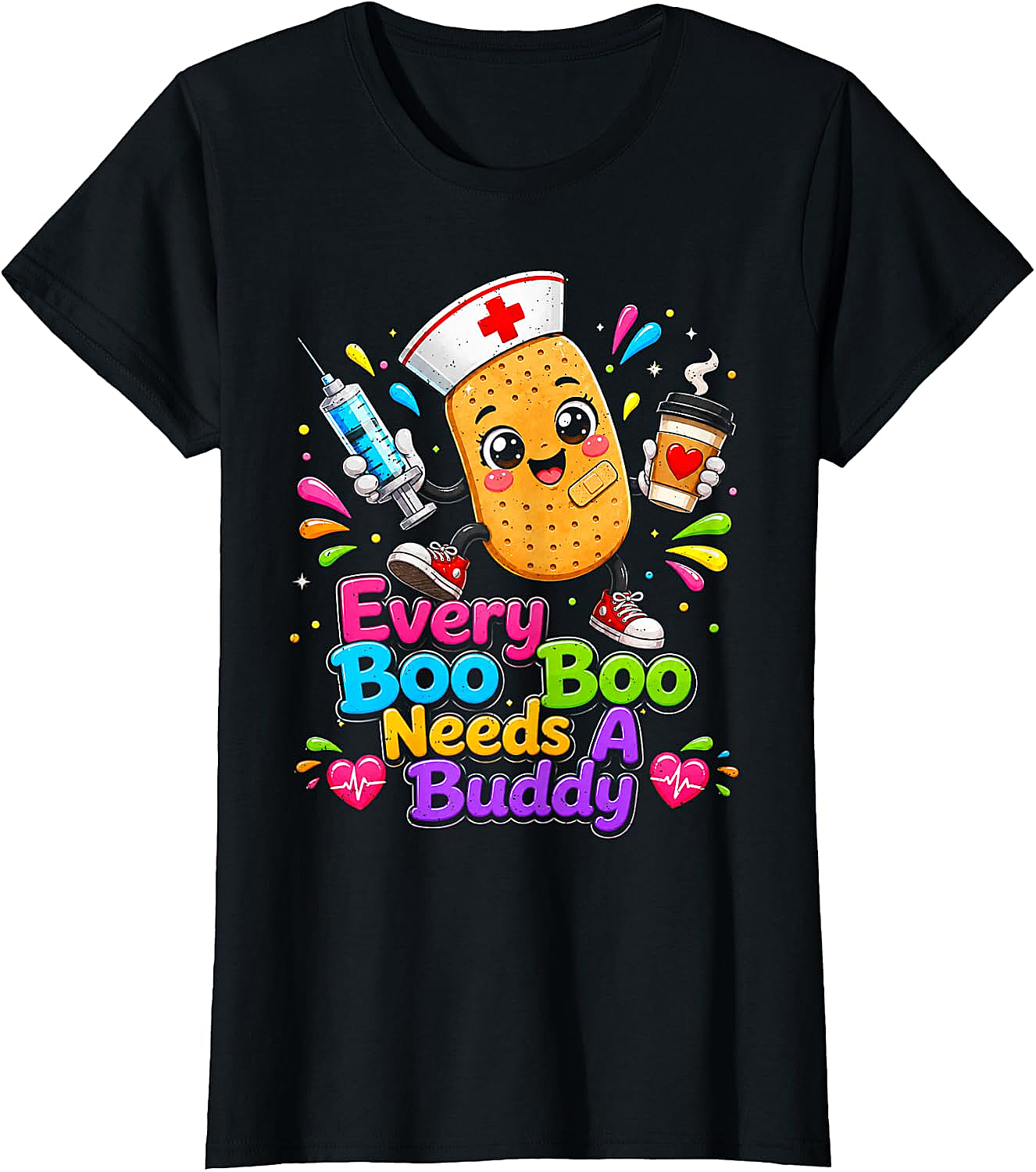 School Nurse T-Shirt - Every Boo Boo Needs A Buddy