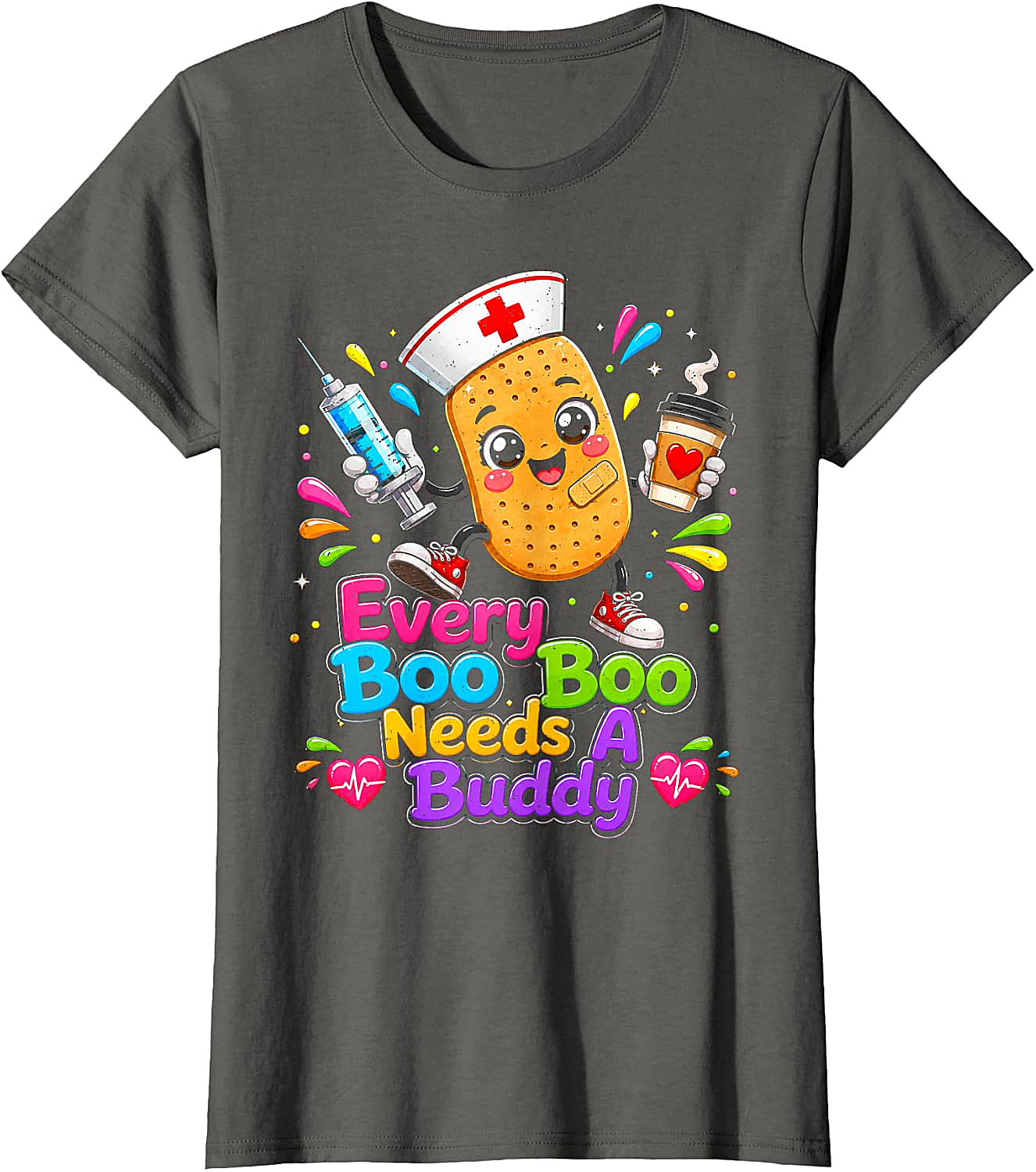 School Nurse T-Shirt - Every Boo Boo Needs A Buddy