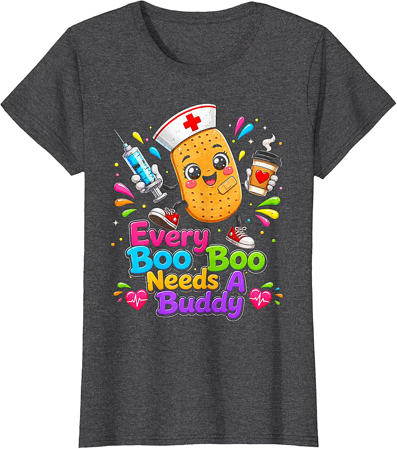 School Nurse T-Shirt - Every Boo Boo Needs A Buddy