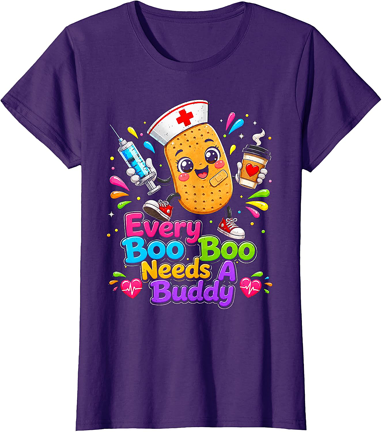 School Nurse T-Shirt - Every Boo Boo Needs A Buddy