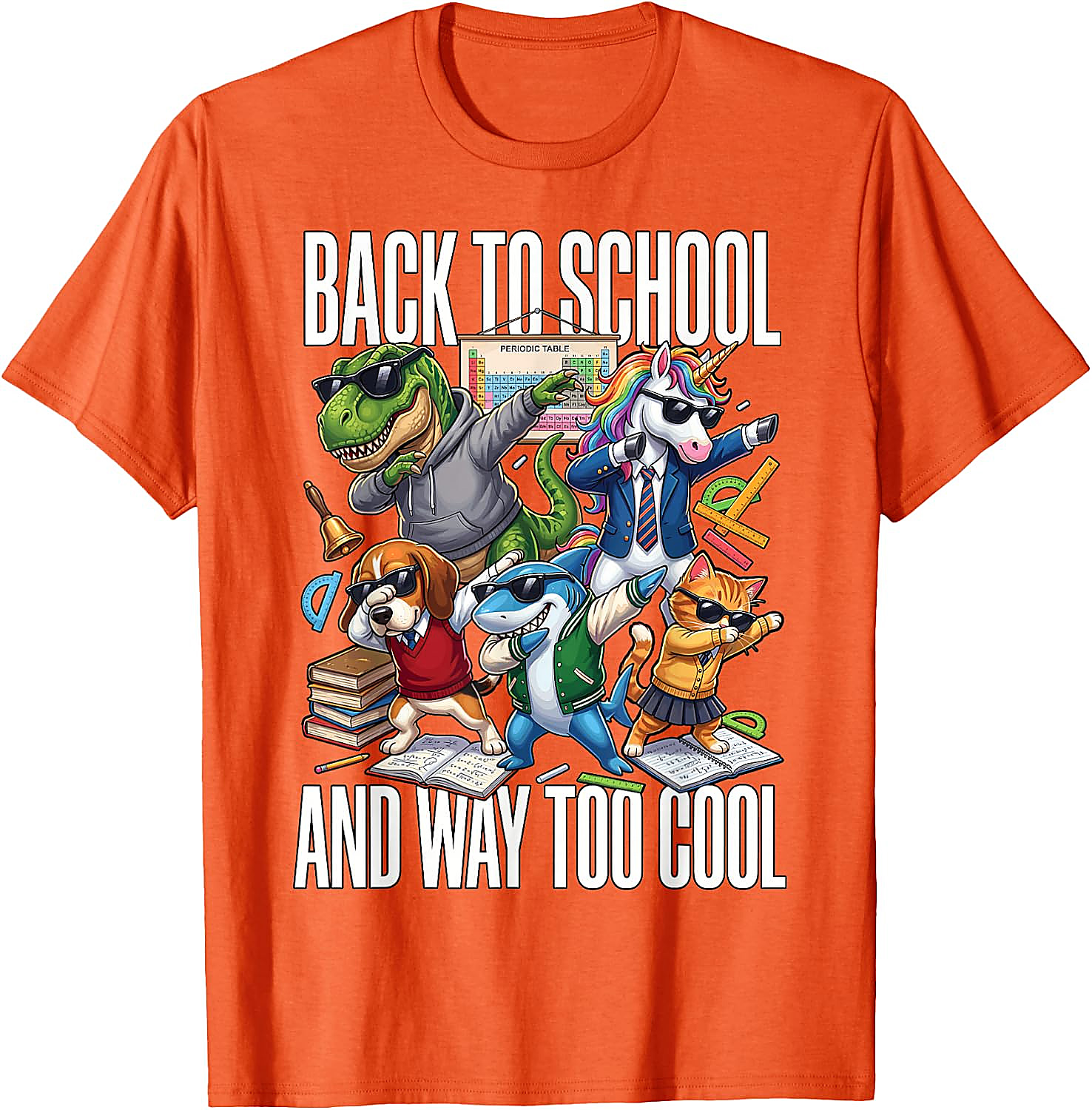 Back to School Too Cool Animal T-Shirt | Funny Graphic Tee