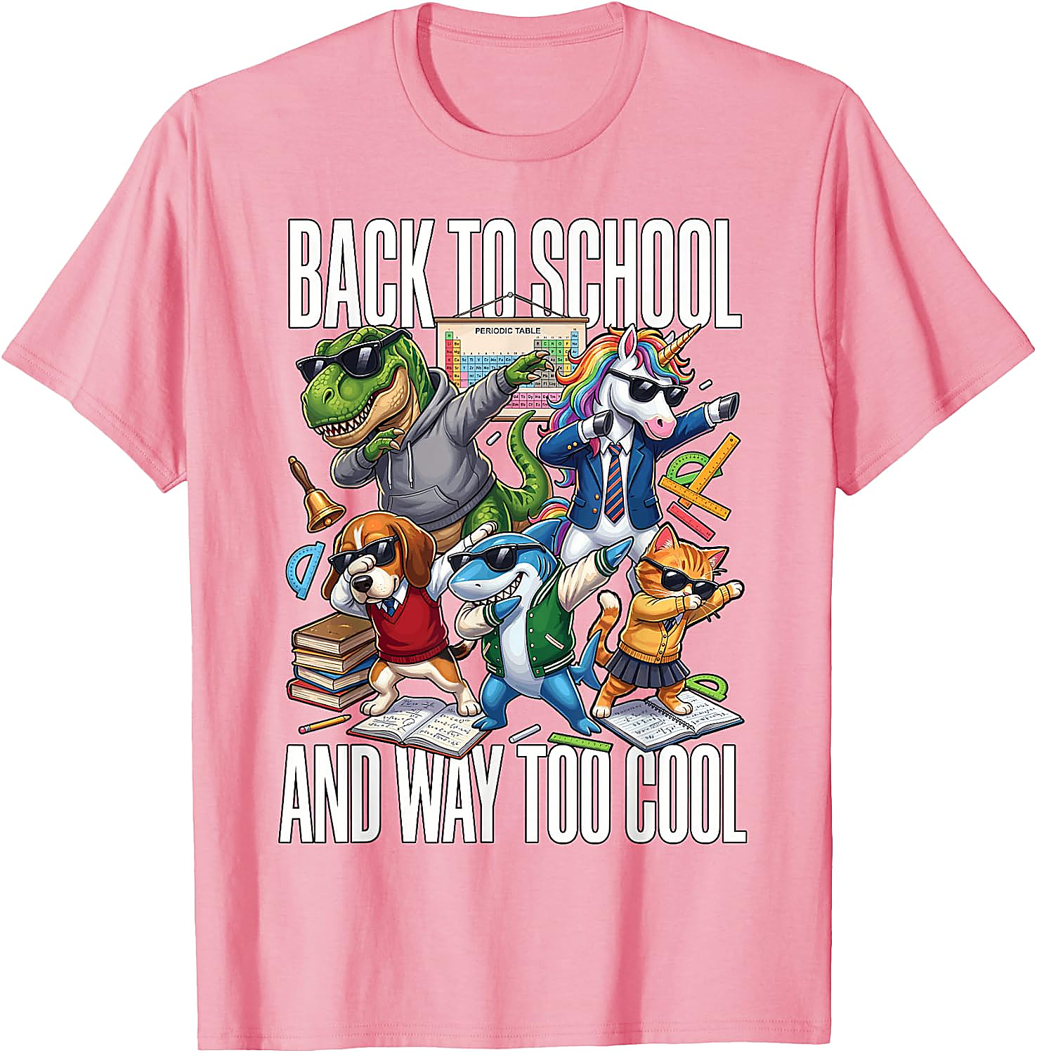 Back to School Too Cool Animal T-Shirt | Funny Graphic Tee