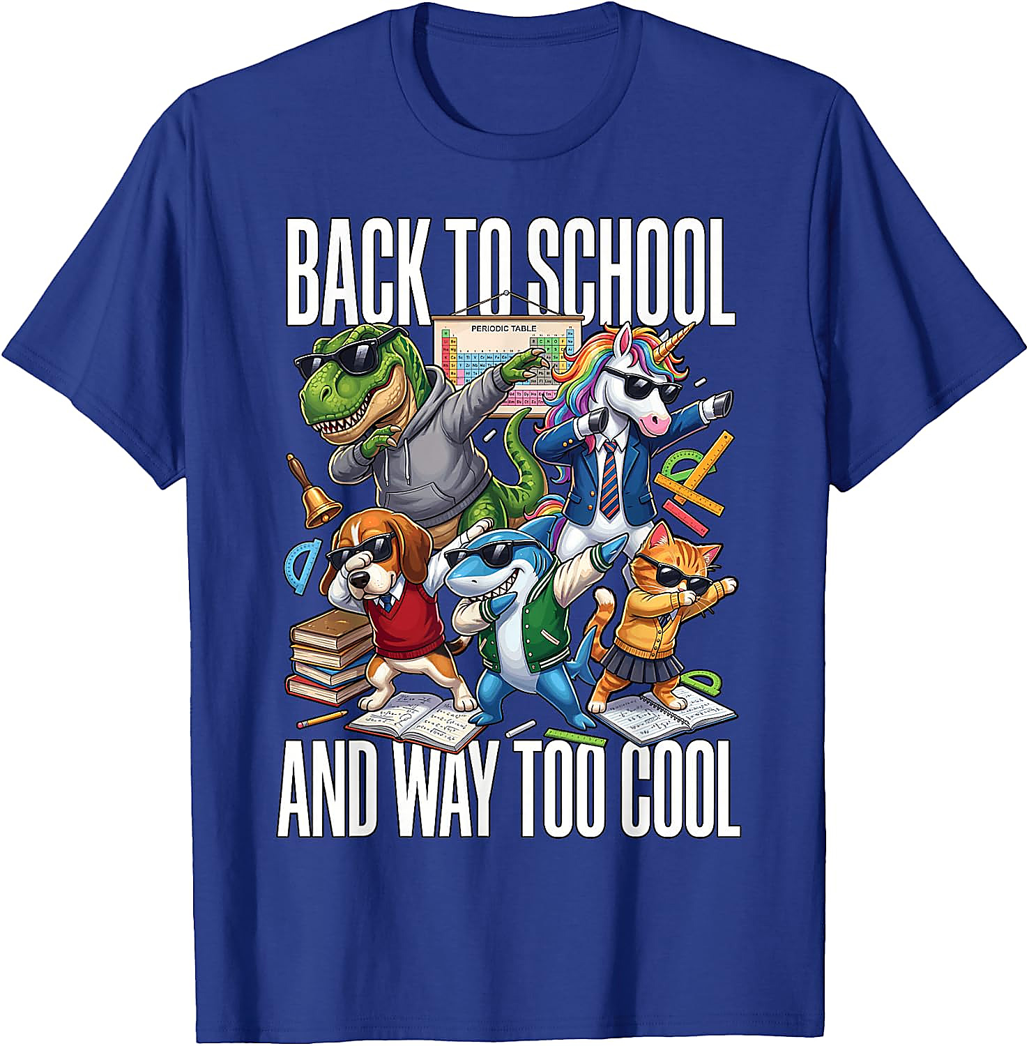 Back to School Too Cool Animal T-Shirt | Funny Graphic Tee