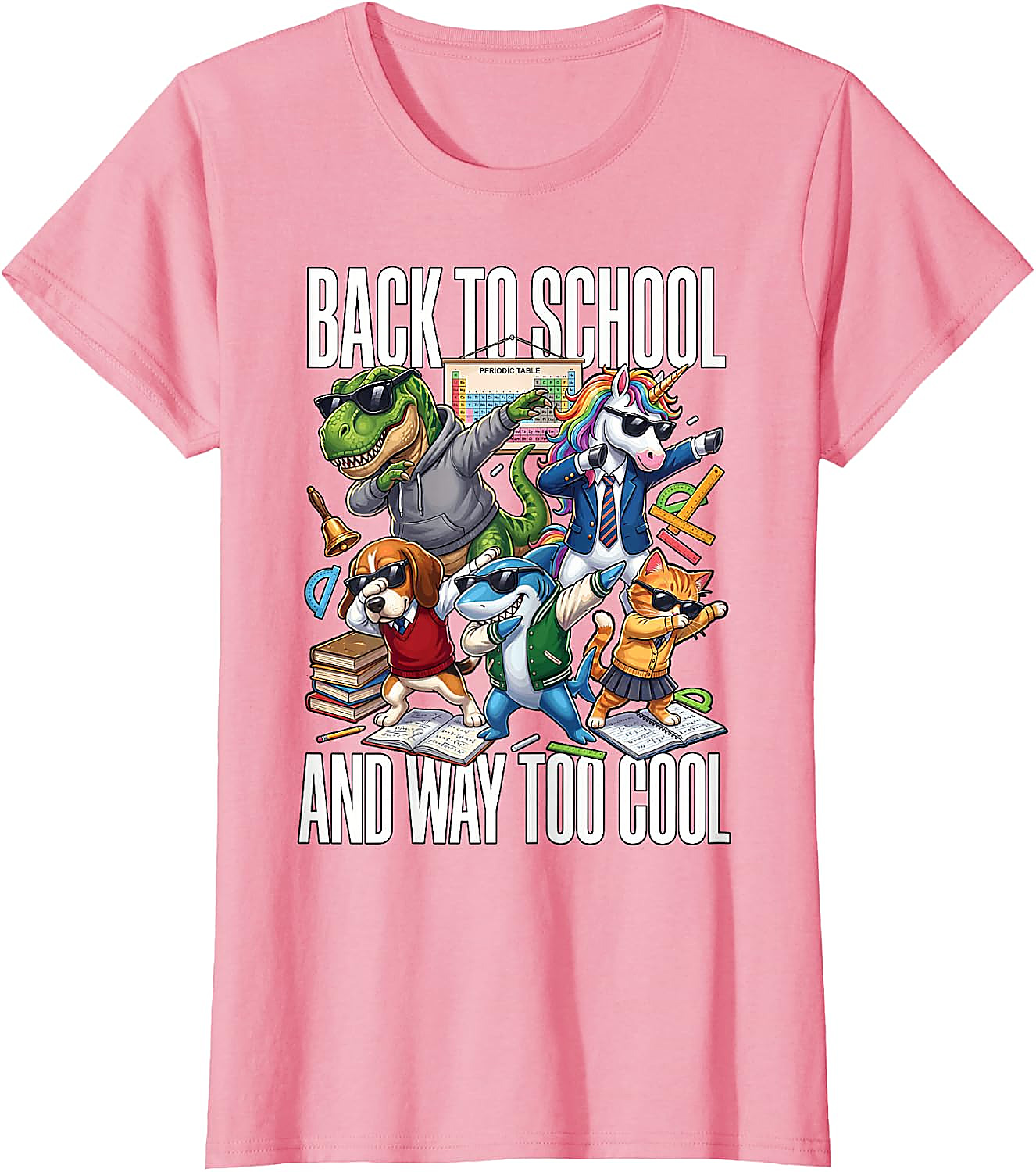 Back to School Too Cool Animal T-Shirt | Funny Graphic Tee