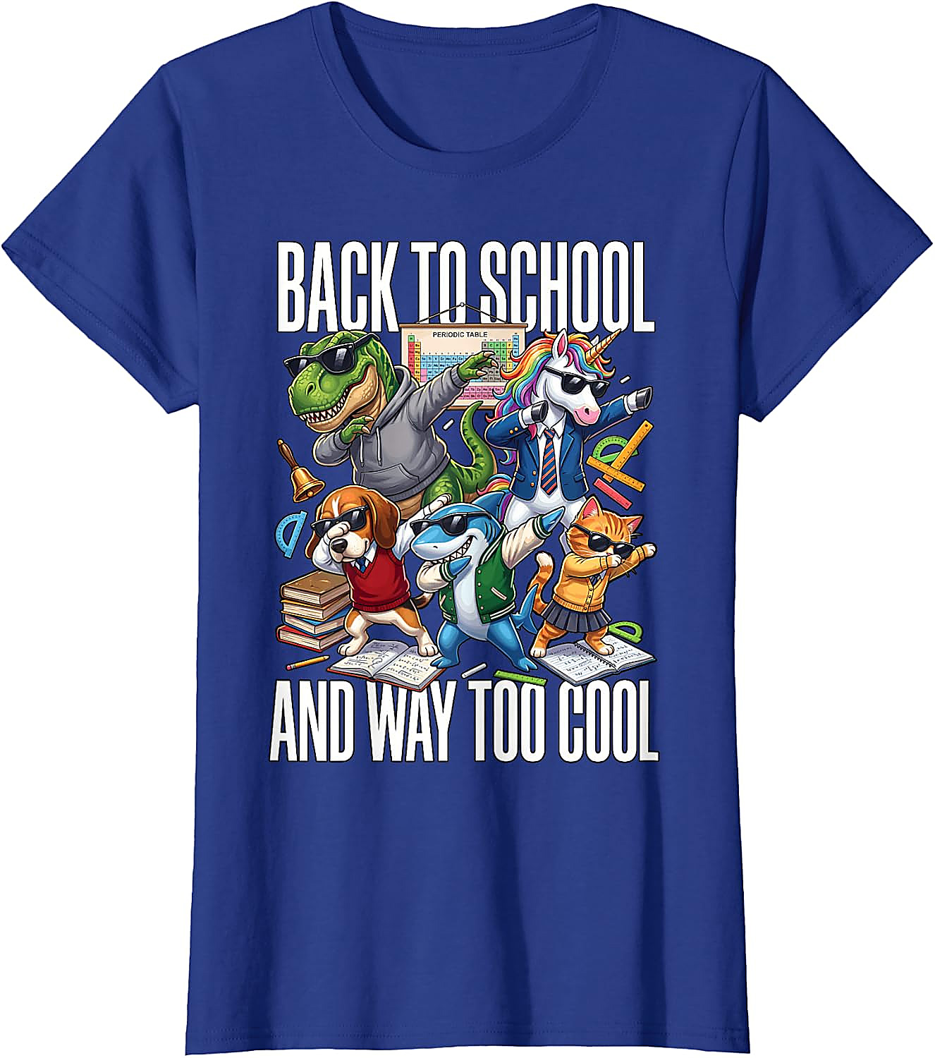 Back to School Too Cool Animal T-Shirt | Funny Graphic Tee