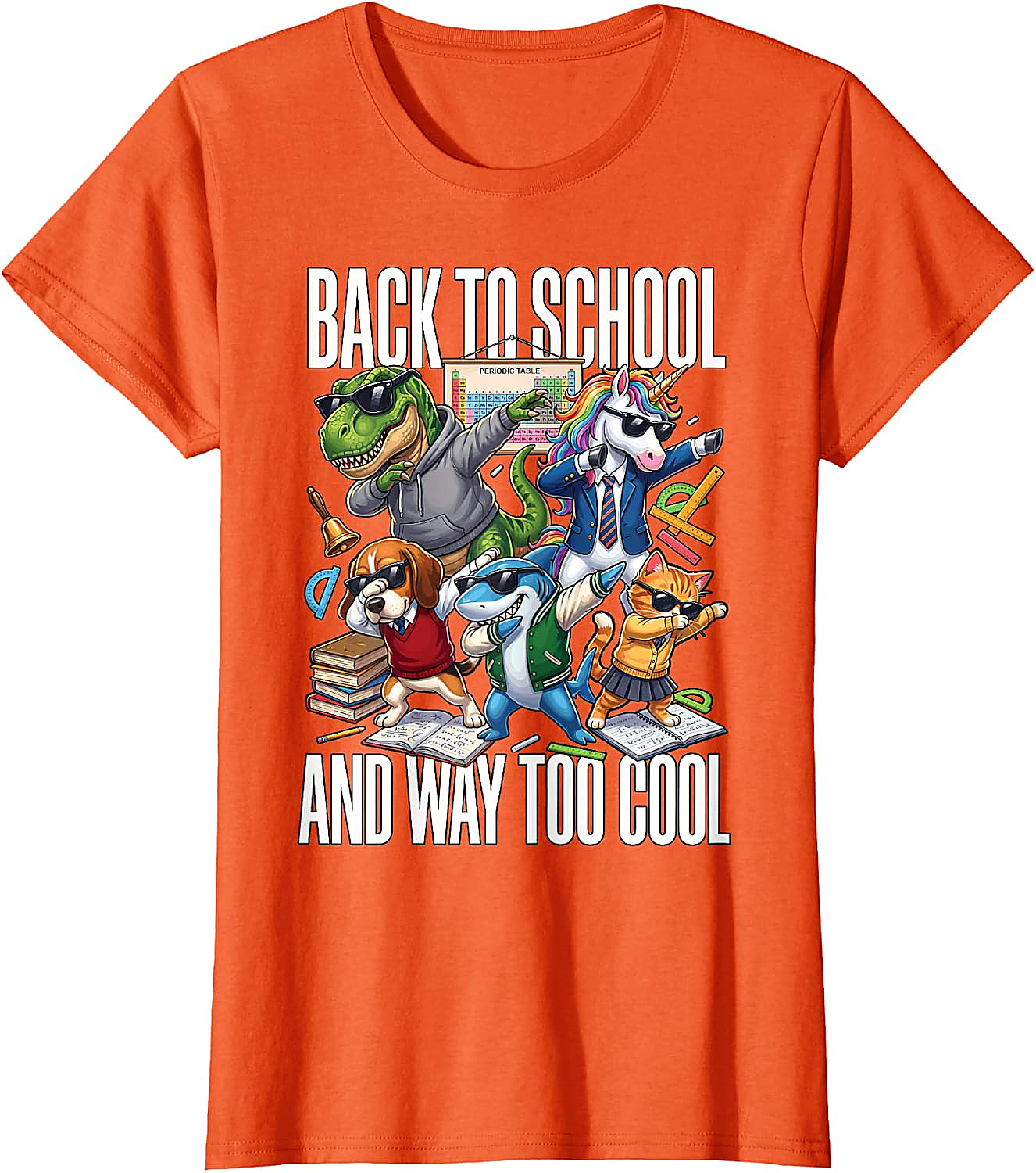 Back to School Too Cool Animal T-Shirt | Funny Graphic Tee