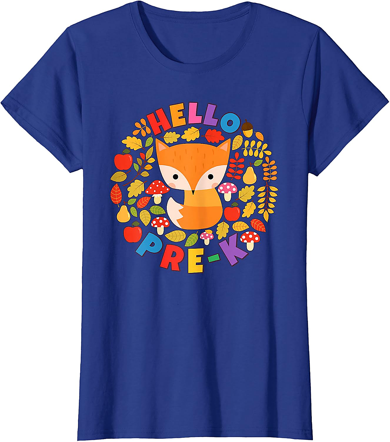 Hello Pre-K Fox T-Shirt | Back To School Woodland Tee