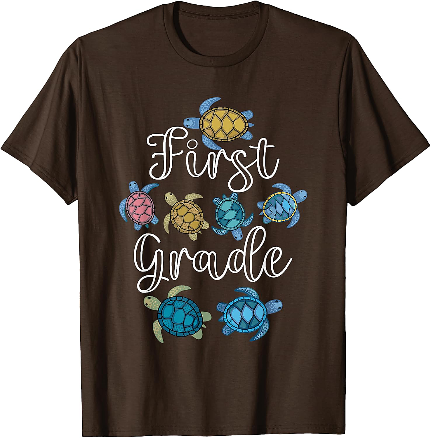 First Grade Turtle T-Shirt | Back To School Teacher Tee