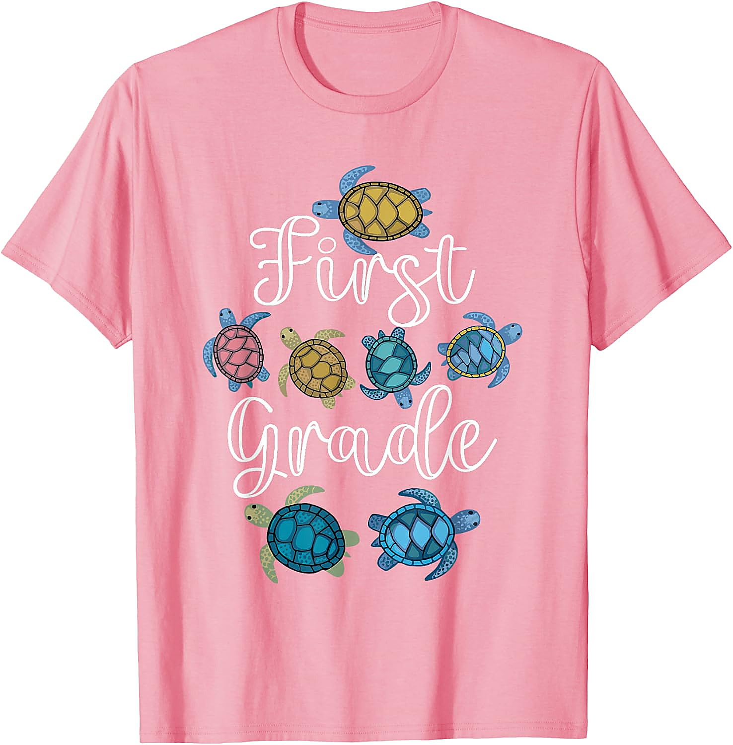 First Grade Turtle T-Shirt | Back To School Teacher Tee