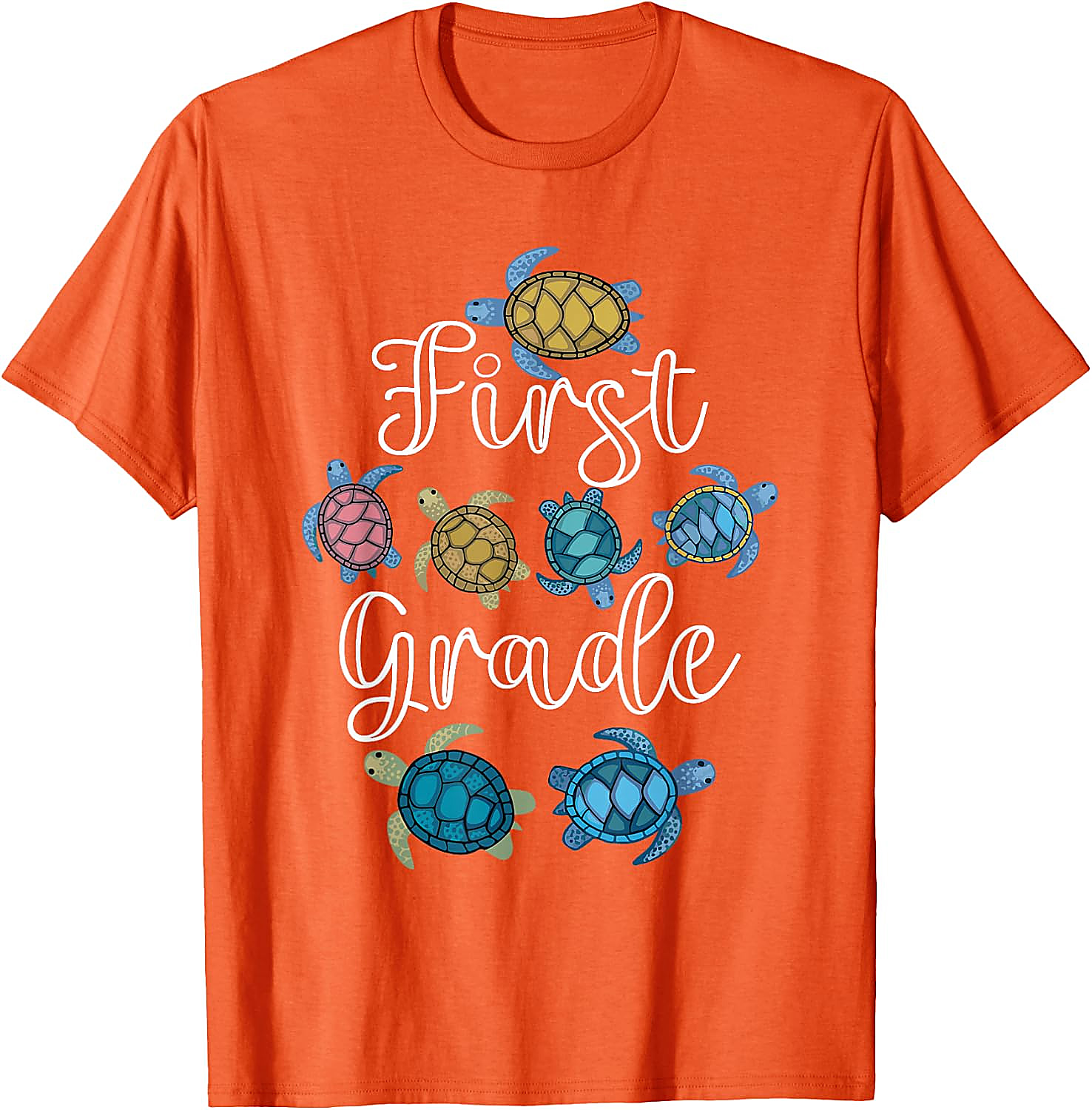 First Grade Turtle T-Shirt | Back To School Teacher Tee