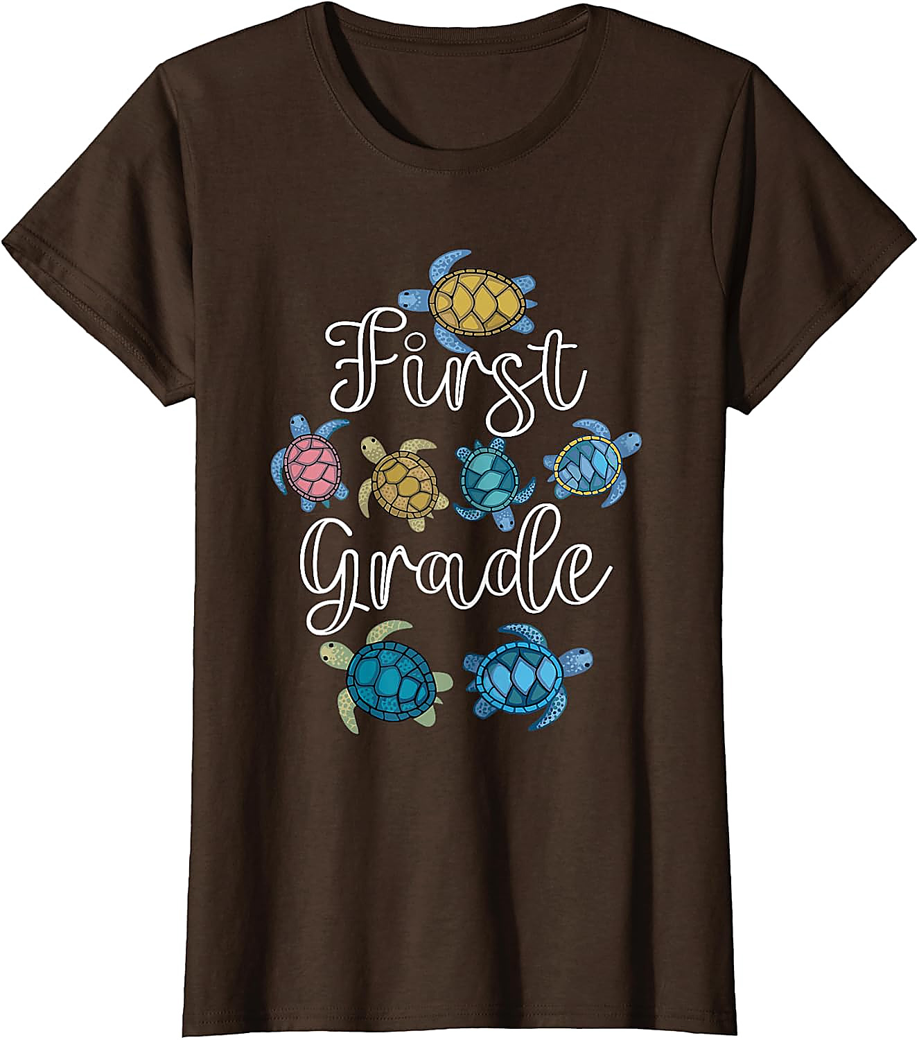 First Grade Turtle T-Shirt | Back To School Teacher Tee