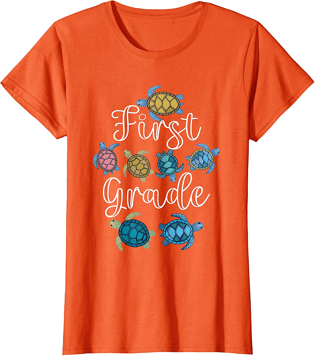First Grade Turtle T-Shirt | Back To School Teacher Tee