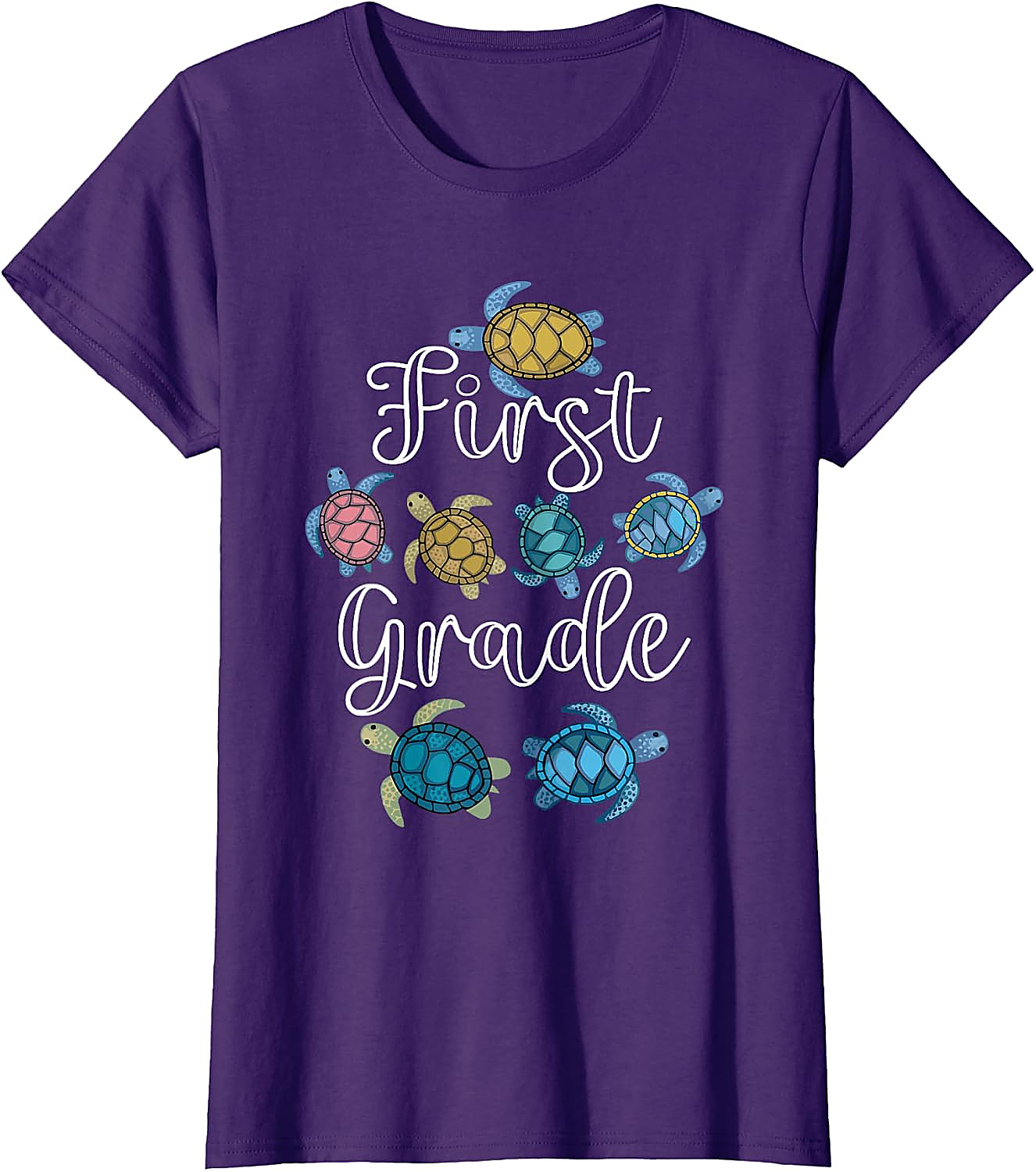 First Grade Turtle T-Shirt | Back To School Teacher Tee
