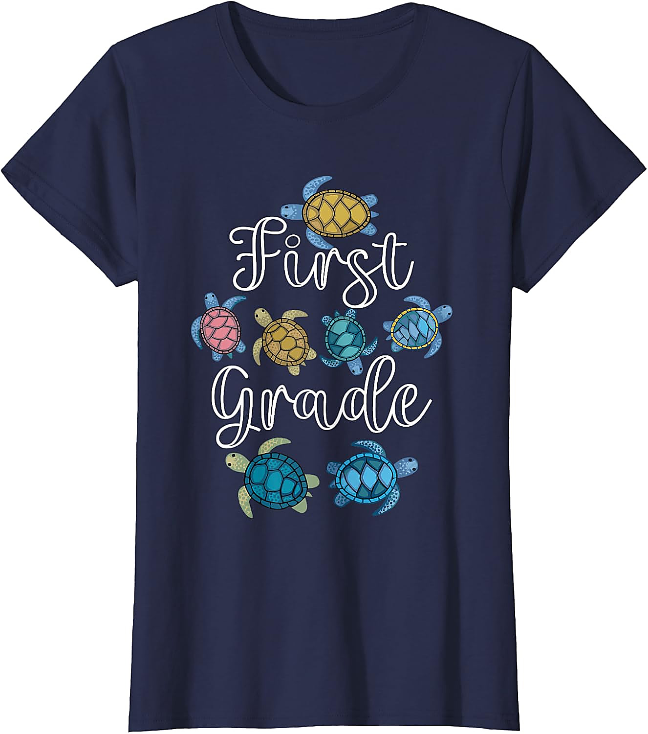 First Grade Turtle T-Shirt | Back To School Teacher Tee