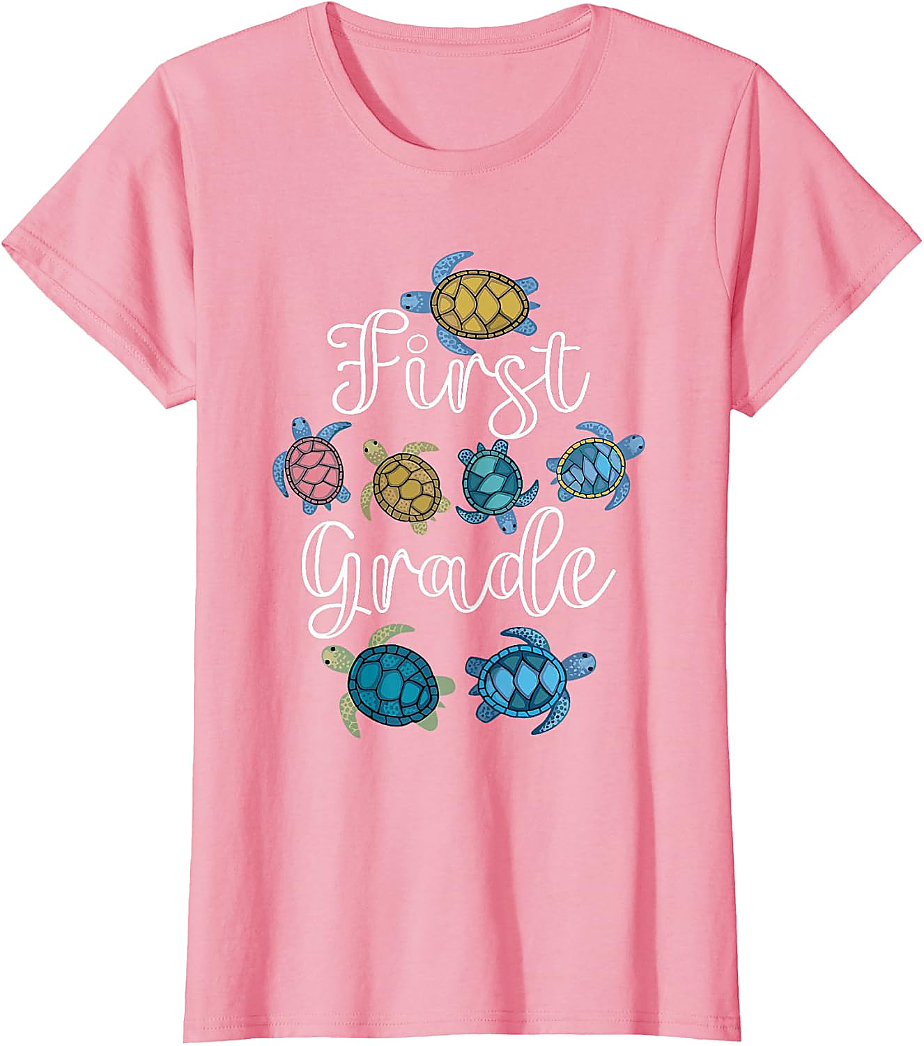 First Grade Turtle T-Shirt | Back To School Teacher Tee