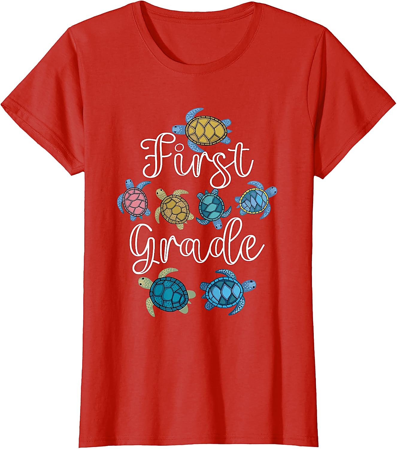 First Grade Turtle T-Shirt | Back To School Teacher Tee