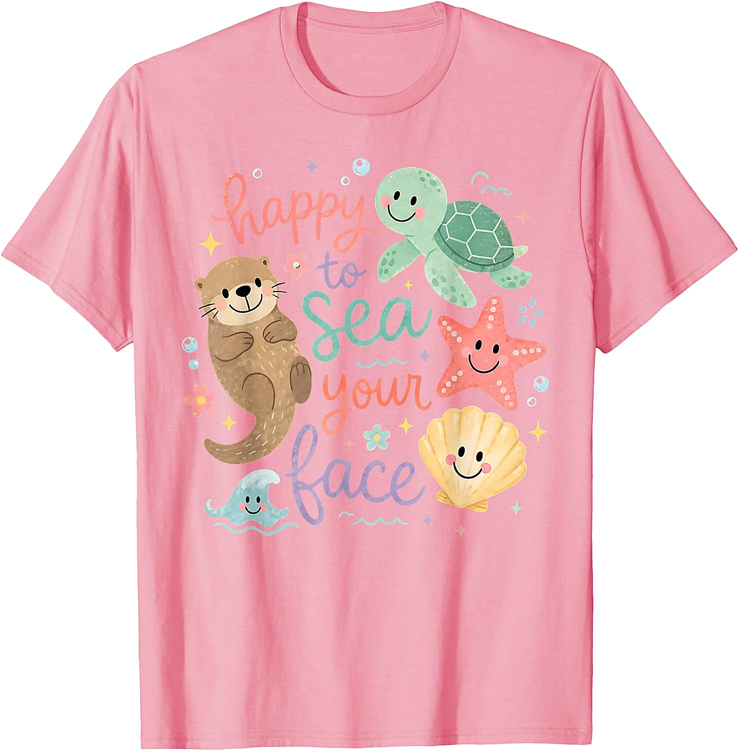 Happy to Sea Your Face T-Shirt | Cute Ocean Teacher Tee