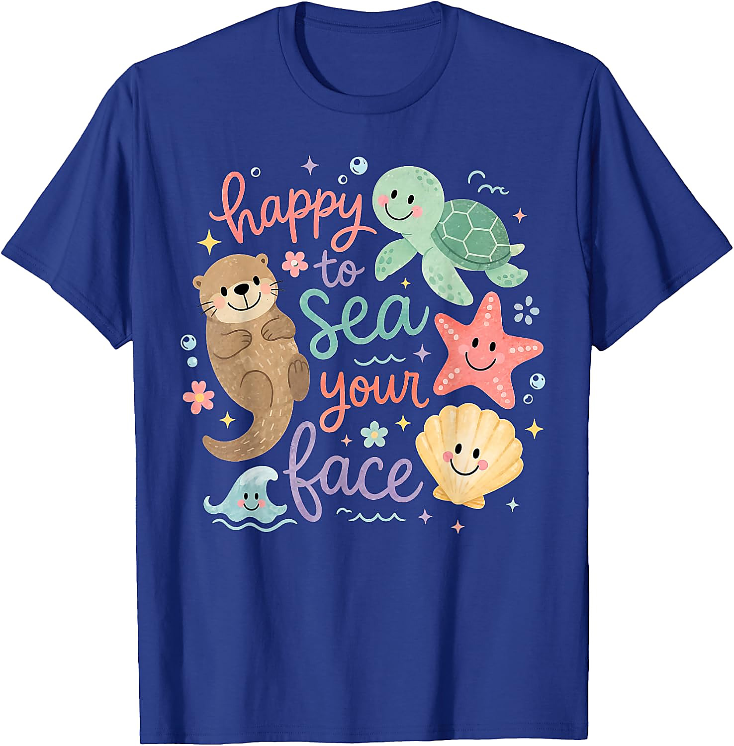 Happy to Sea Your Face T-Shirt | Cute Ocean Teacher Tee