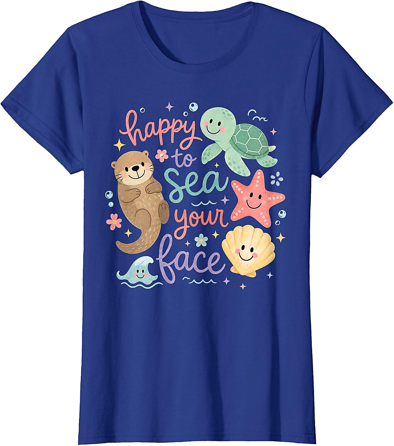 Happy to Sea Your Face T-Shirt | Cute Ocean Teacher Tee