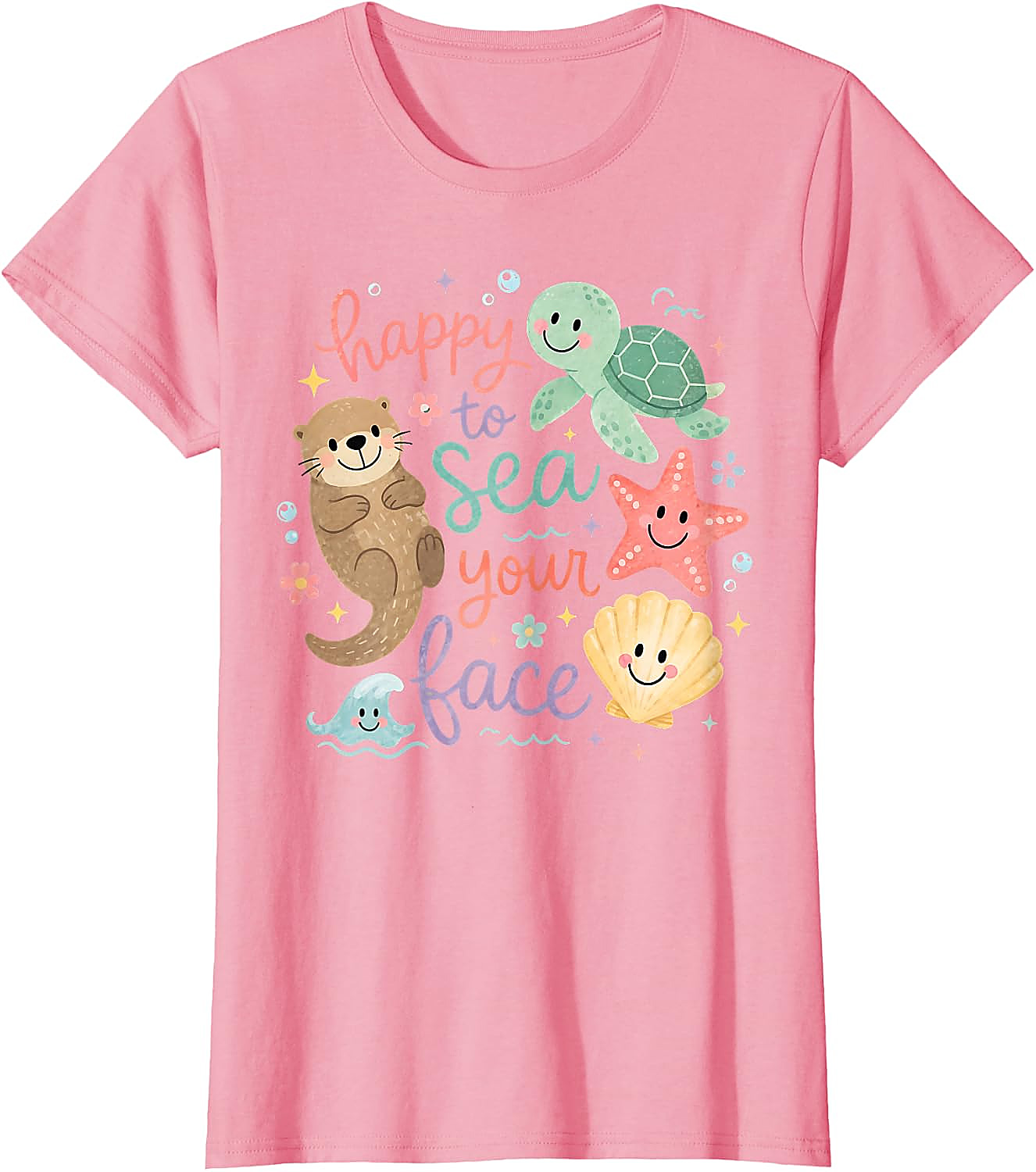 Happy to Sea Your Face T-Shirt | Cute Ocean Teacher Tee
