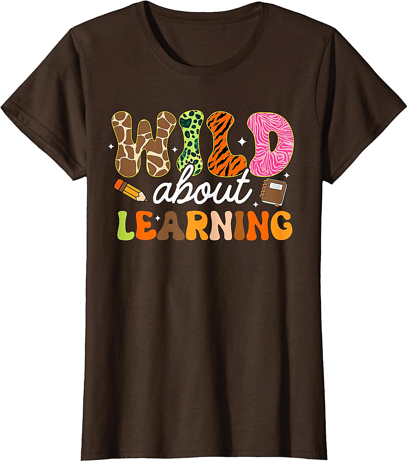 Wild About Learning Teacher T-Shirt | Back to School Tee