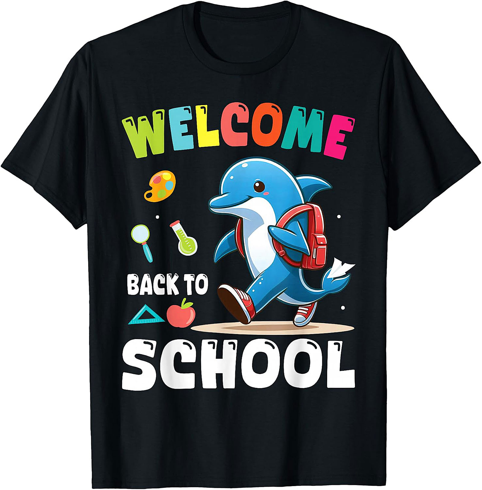Dolphin Welcome Back to School T-Shirt | Kids & Teachers
