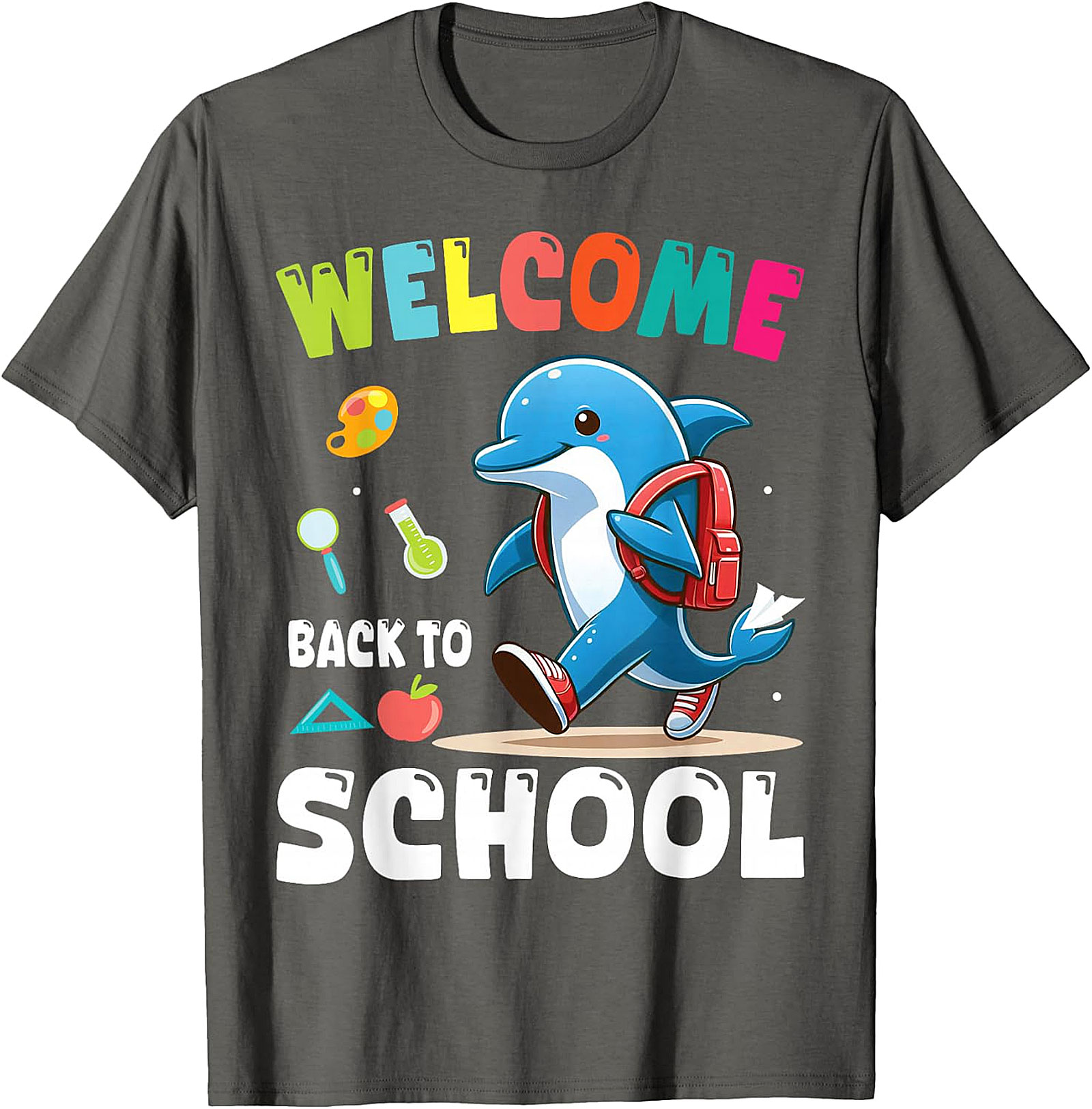 Dolphin Welcome Back to School T-Shirt | Kids & Teachers