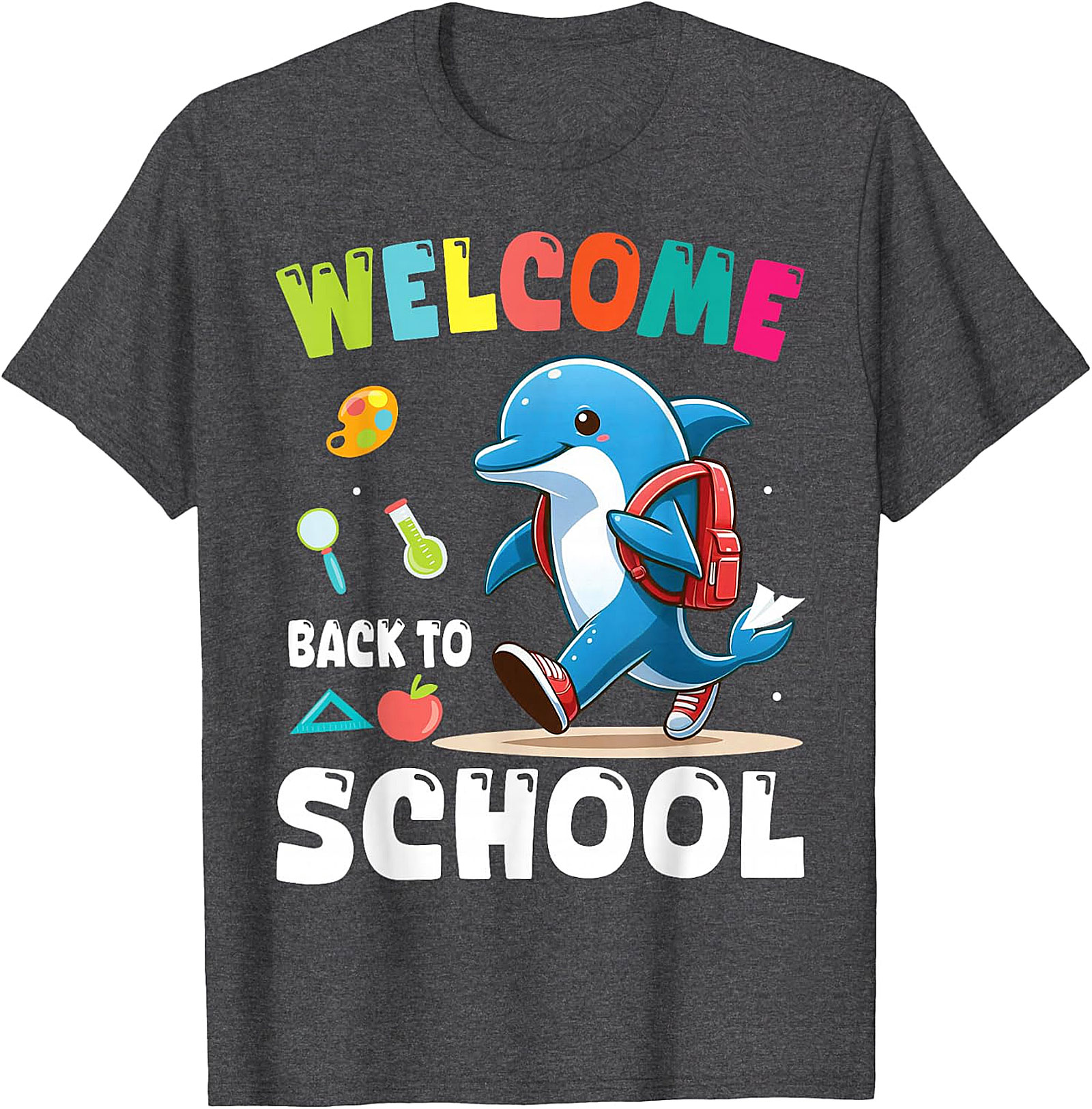 Dolphin Welcome Back to School T-Shirt | Kids & Teachers