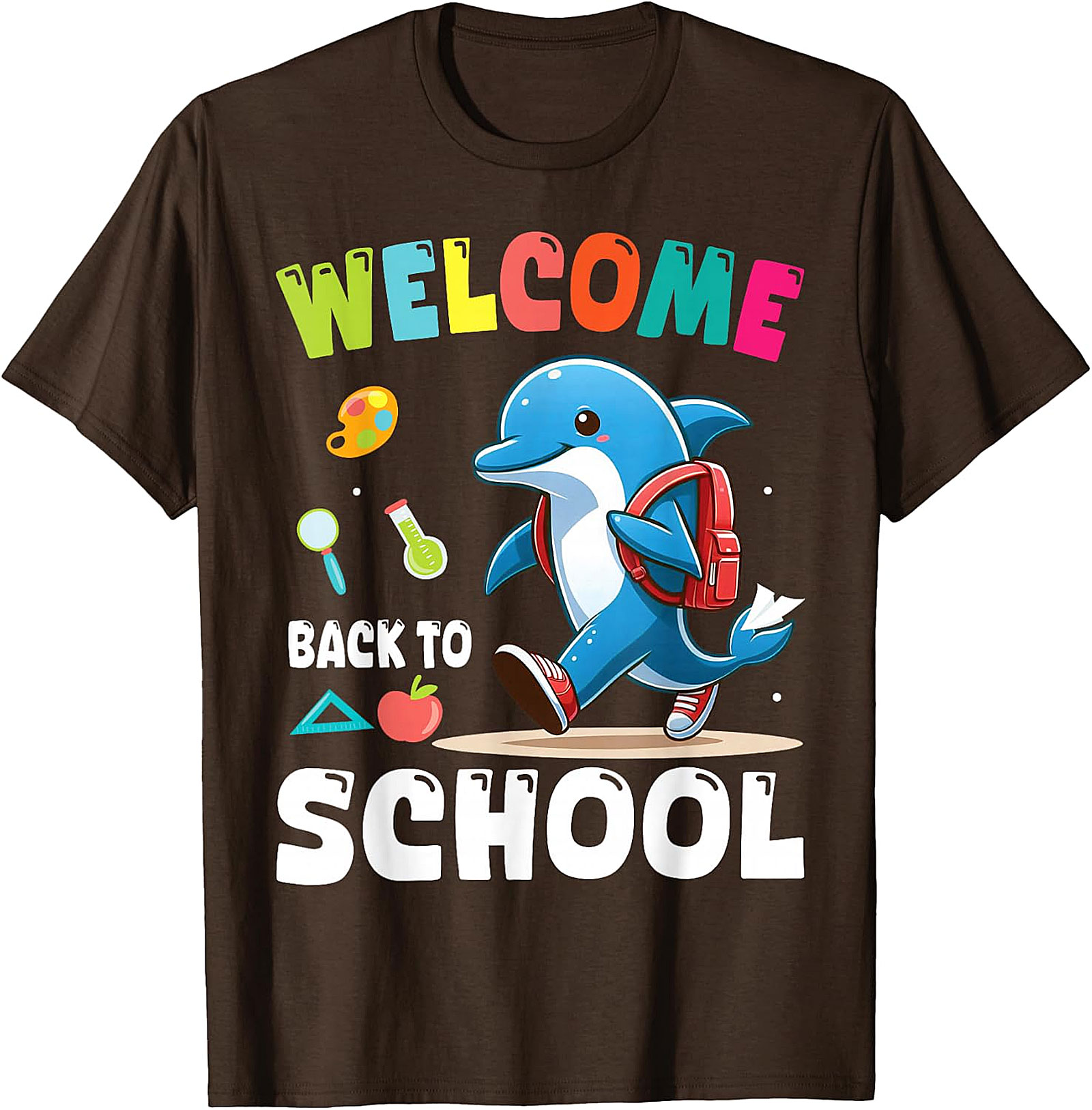 Dolphin Welcome Back to School T-Shirt | Kids & Teachers