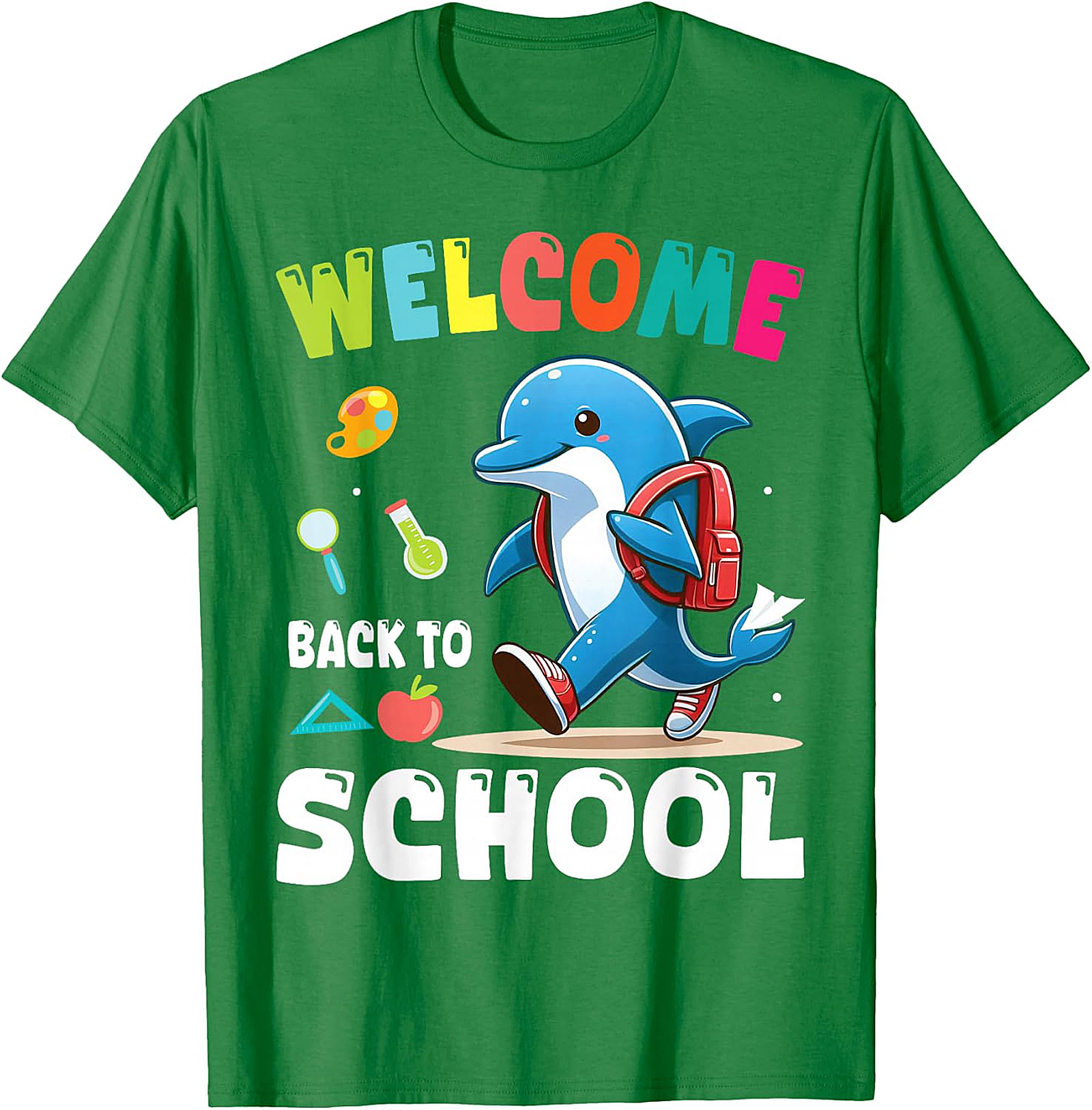 Dolphin Welcome Back to School T-Shirt | Kids & Teachers