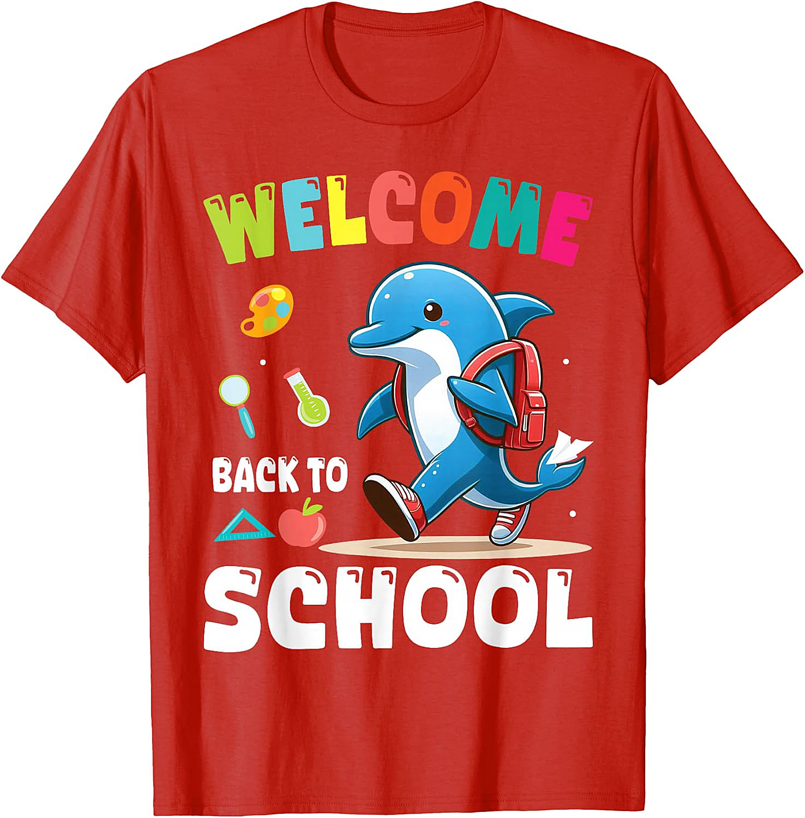 Dolphin Welcome Back to School T-Shirt | Kids & Teachers