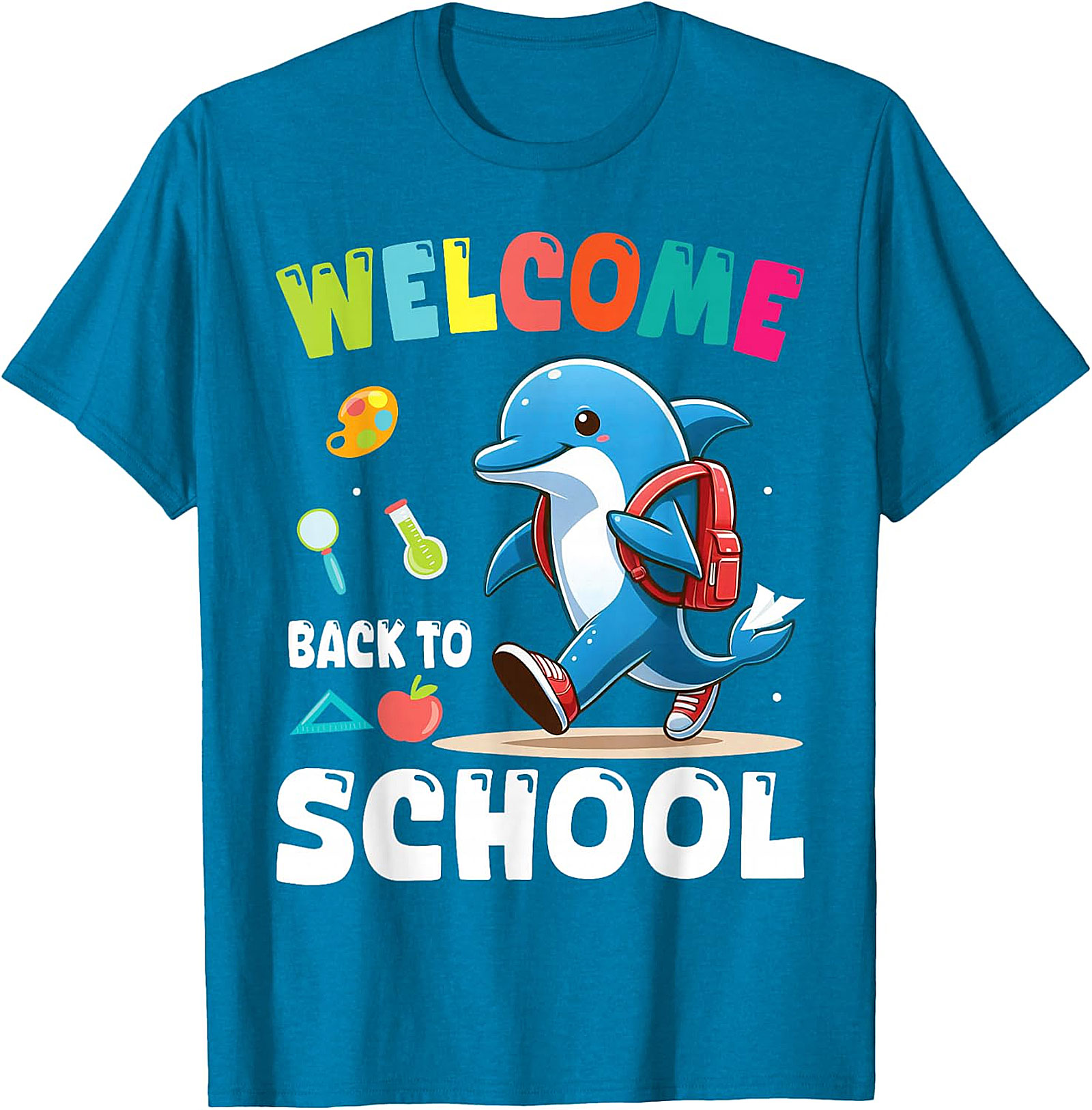 Dolphin Welcome Back to School T-Shirt | Kids & Teachers