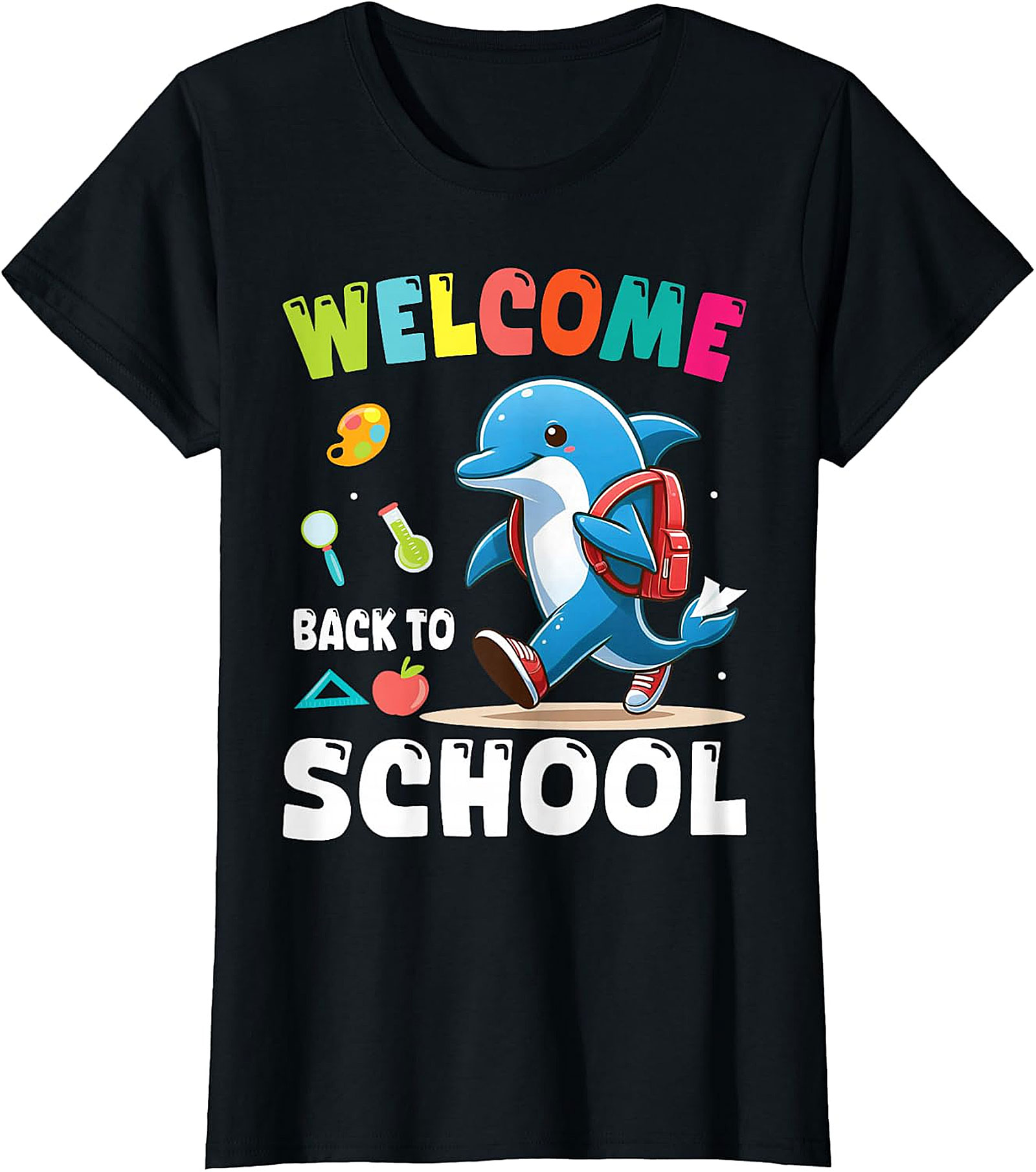 Dolphin Welcome Back to School T-Shirt | Kids & Teachers