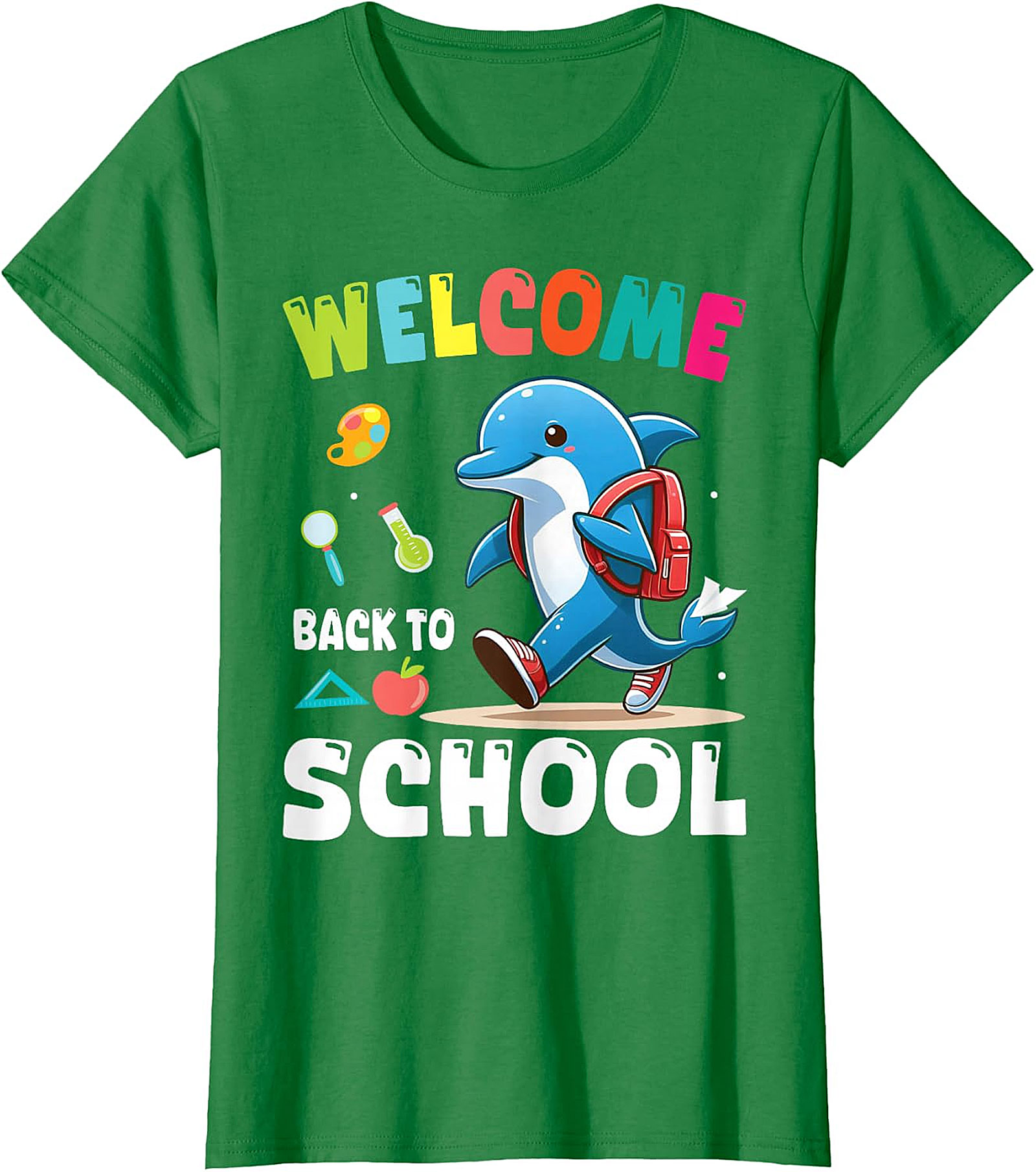 Dolphin Welcome Back to School T-Shirt | Kids & Teachers