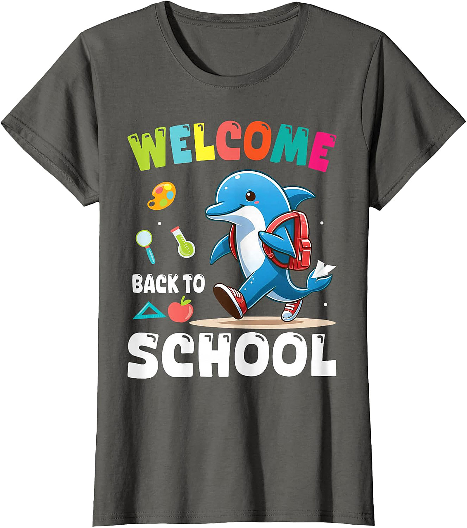 Dolphin Welcome Back to School T-Shirt | Kids & Teachers